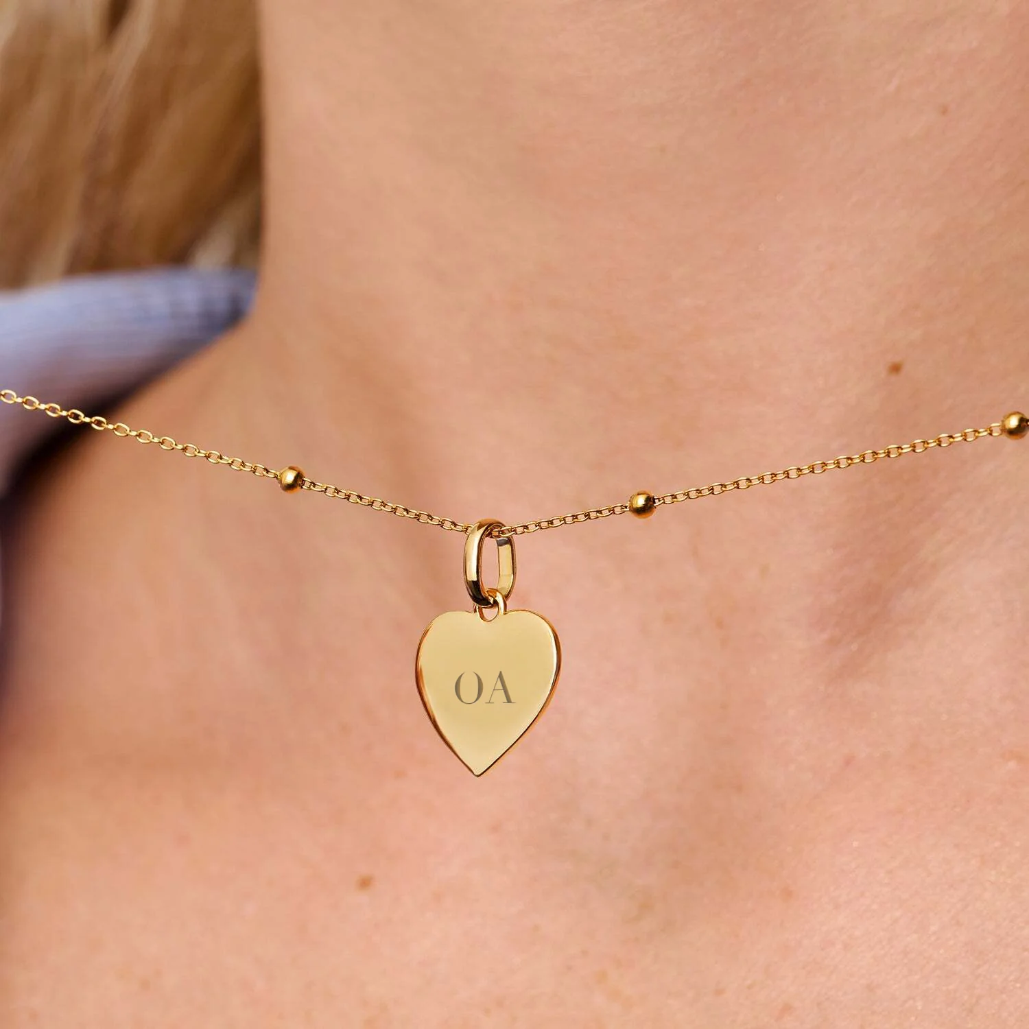 Entwine Heart Pendant (Gold)