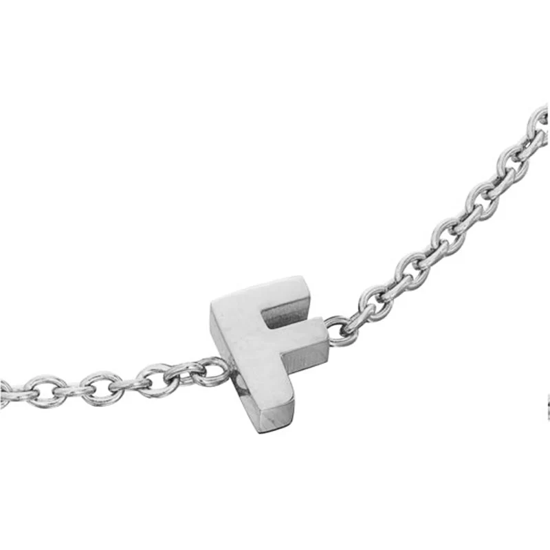 Mini Heart Birthstone & Initial Bracelet Bundle (Silver)