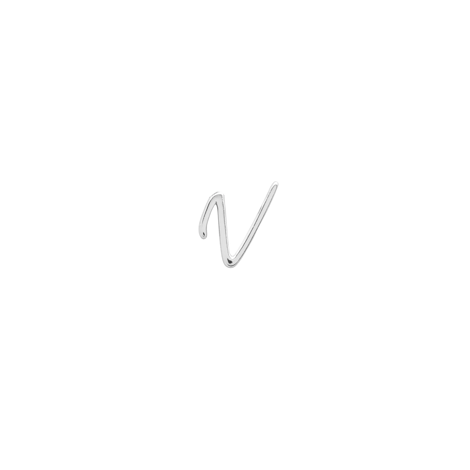 Stacey's Stories Script Initial Pendant (Silver)