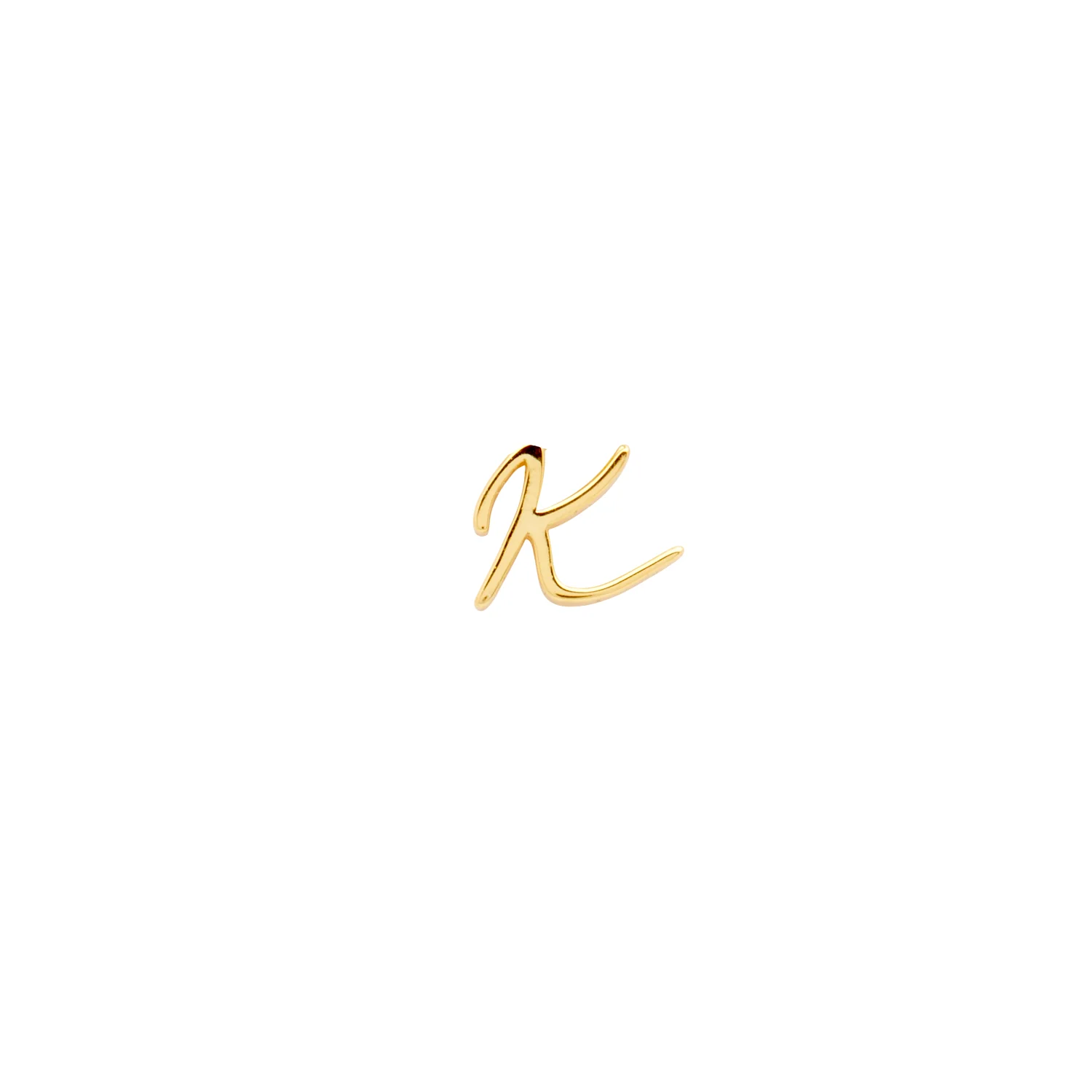 Stacey's Stories Script Initial Pendant (Gold)