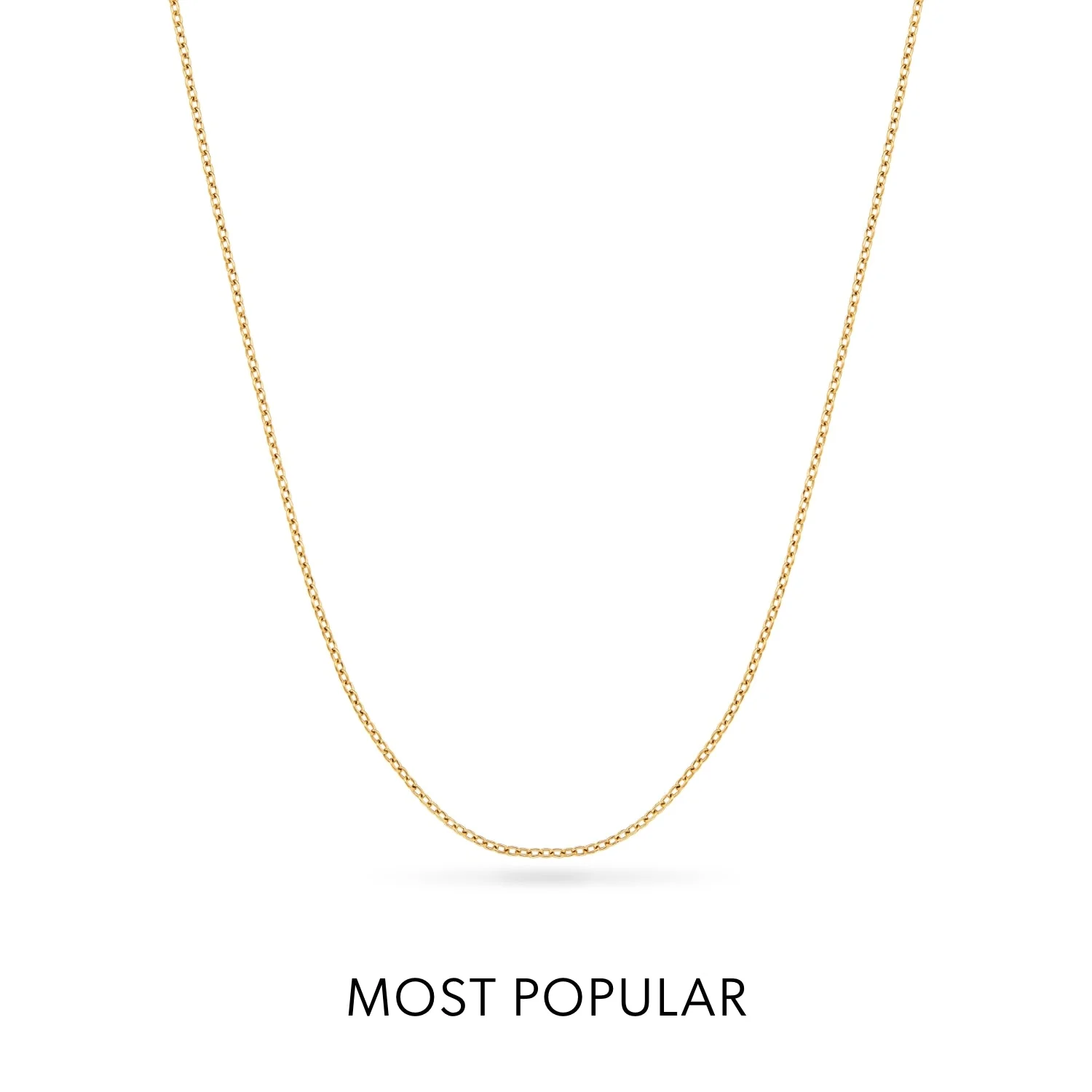 Layering Fine Chain Necklace (Gold)