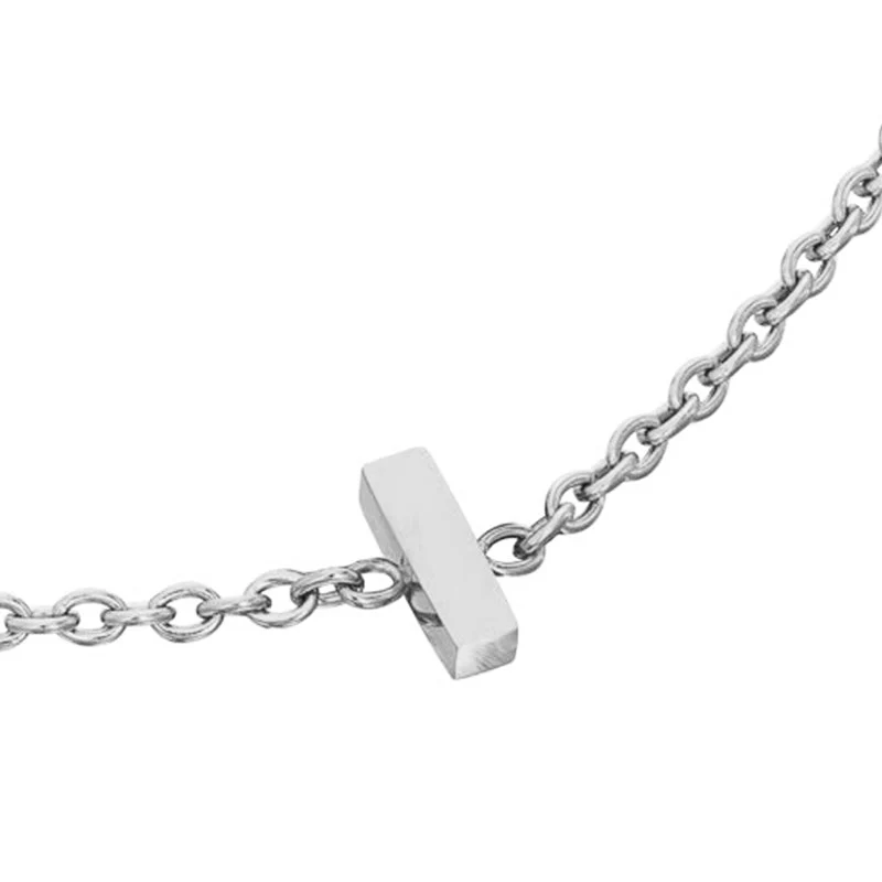 Mini Heart Birthstone & Initial Bracelet Bundle (Silver)