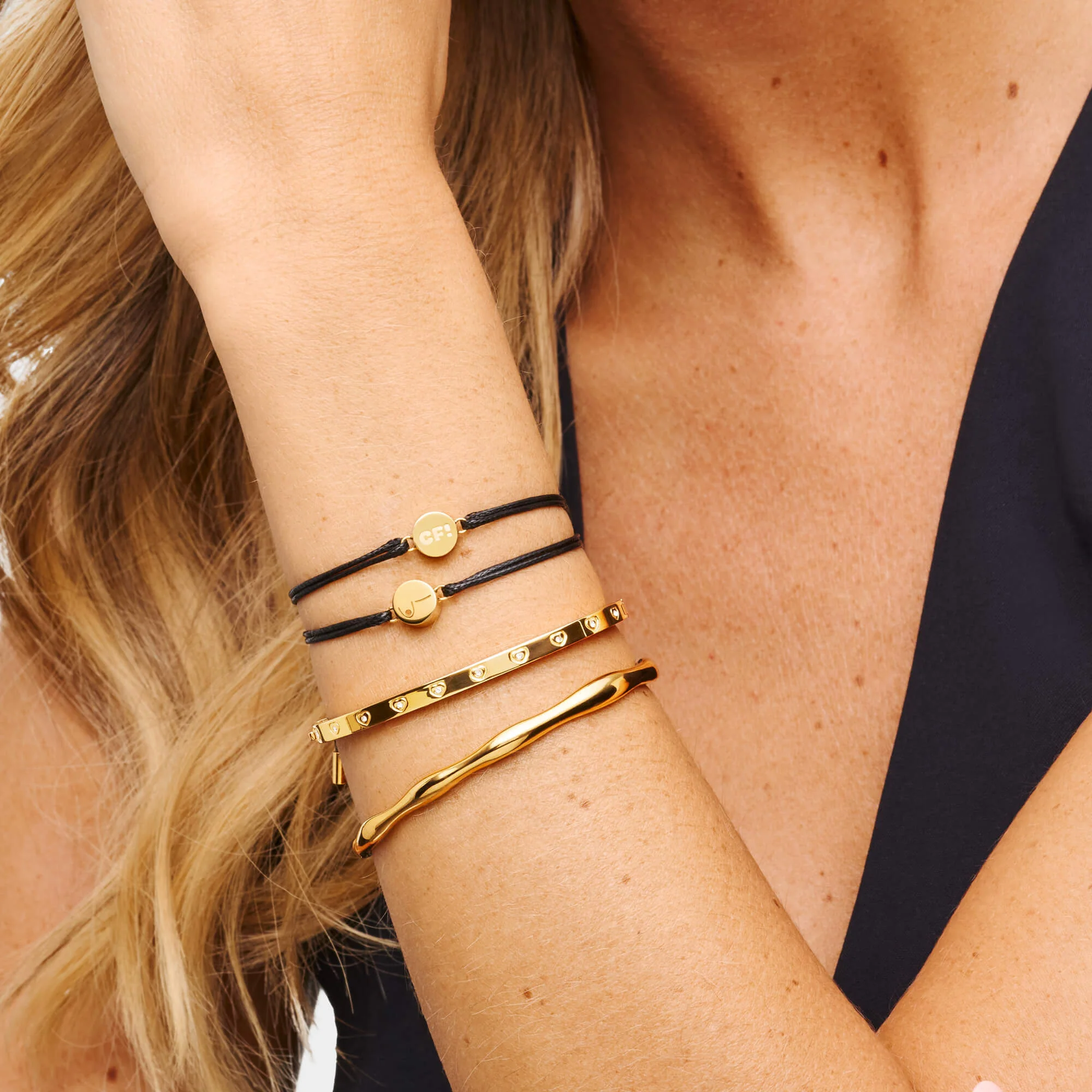 CoppaFeel! ‘Charms for Charity’ Bracelet (Gold)