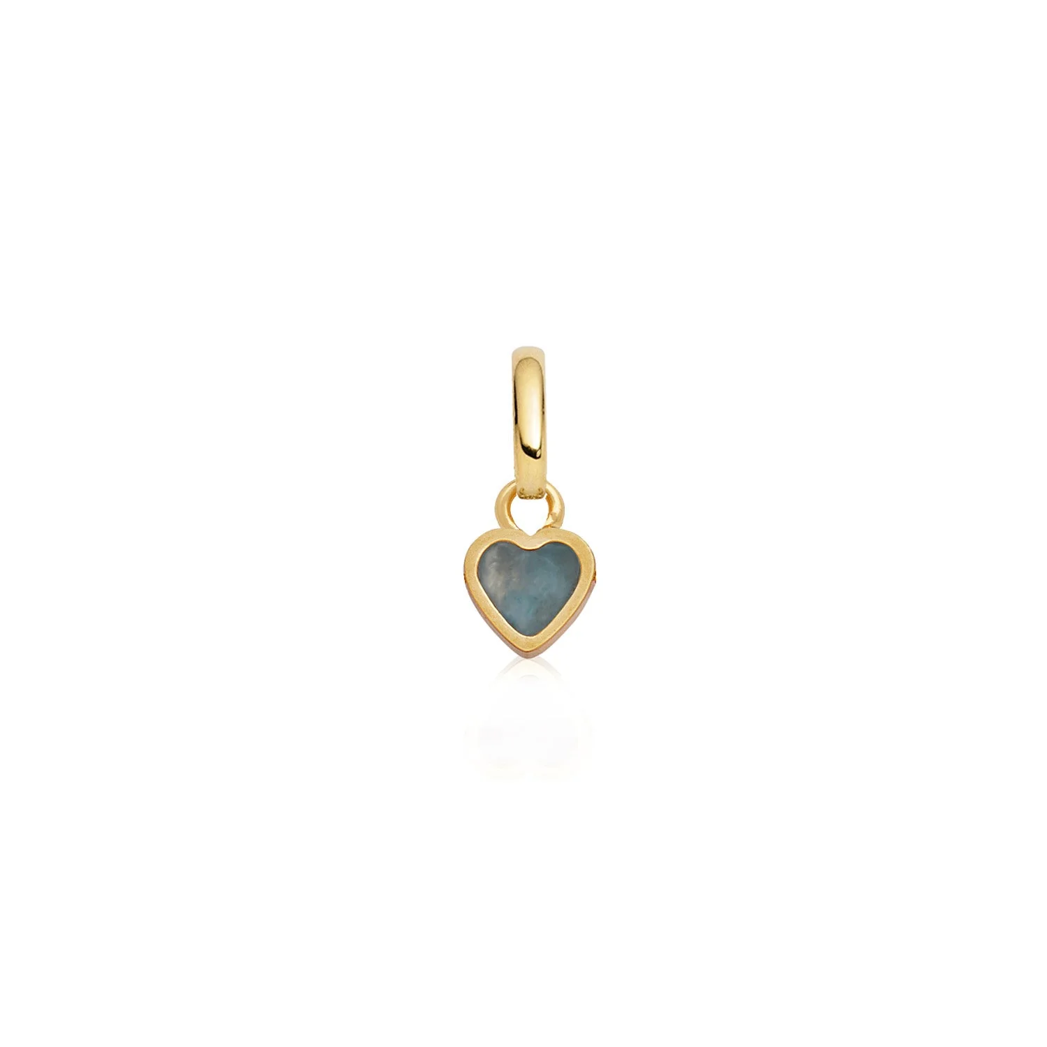 Stacey's Stories Mini Heart Birthstone Pendant (Gold)
