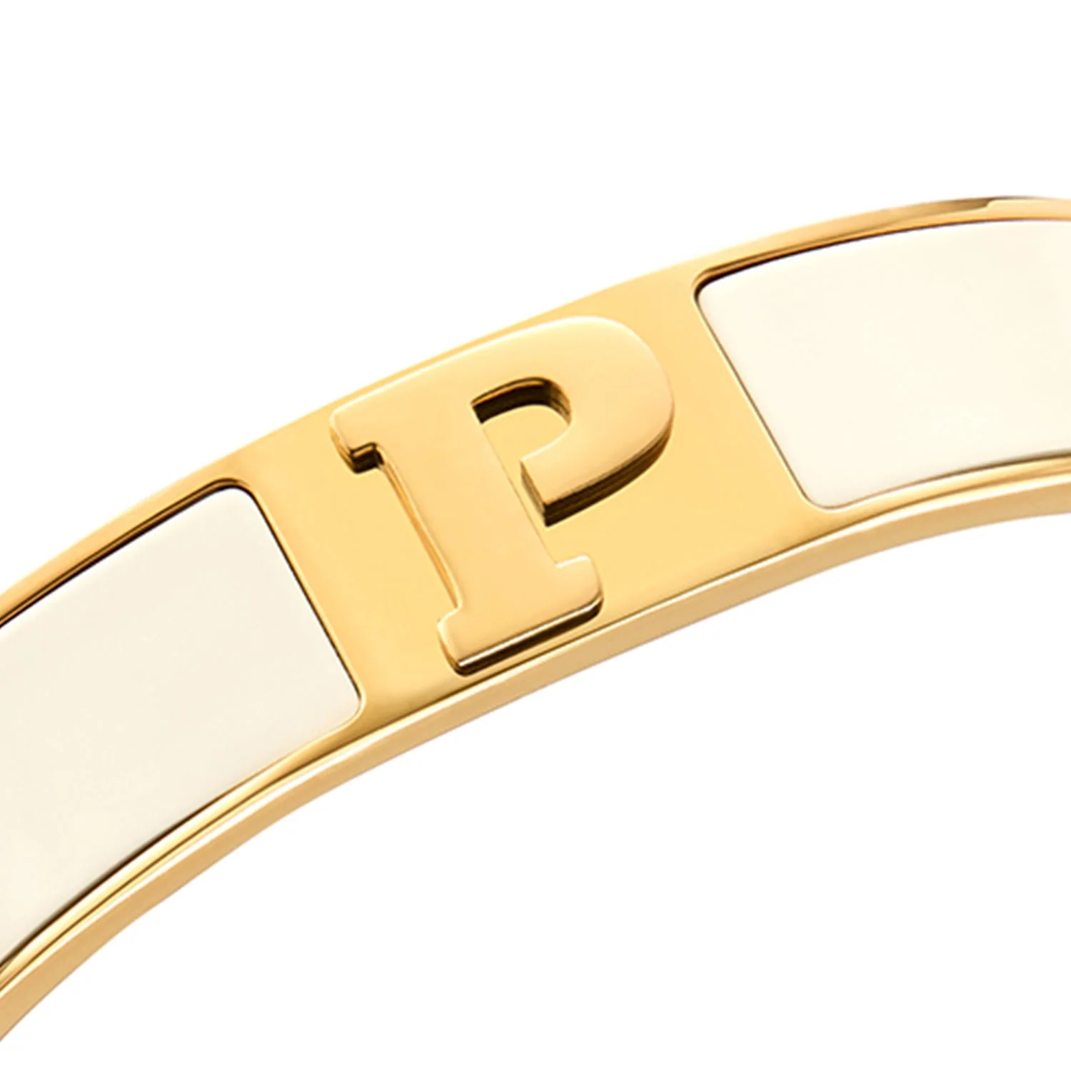Icon Initial Bangle (Gold)