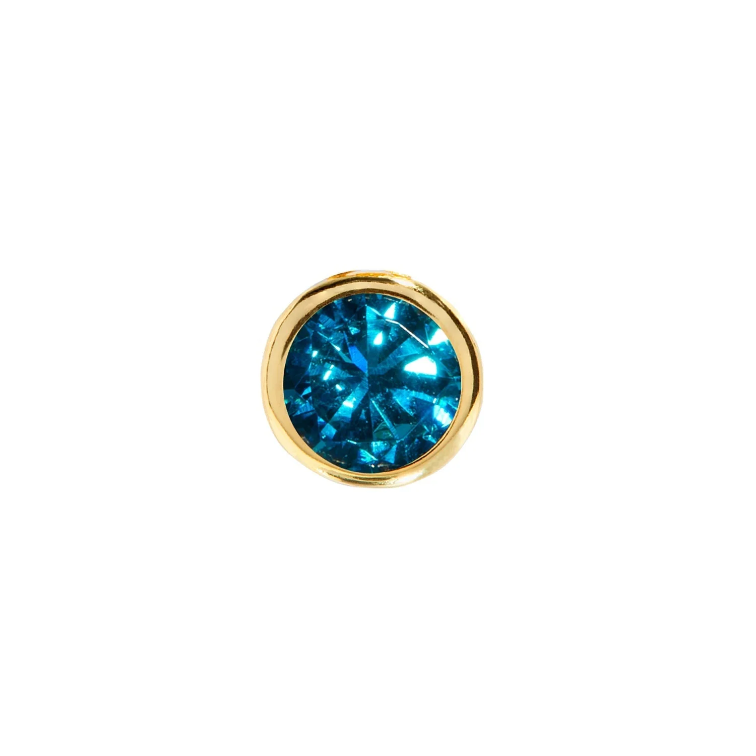 Double Initial Icon - Birthstone (Gold)