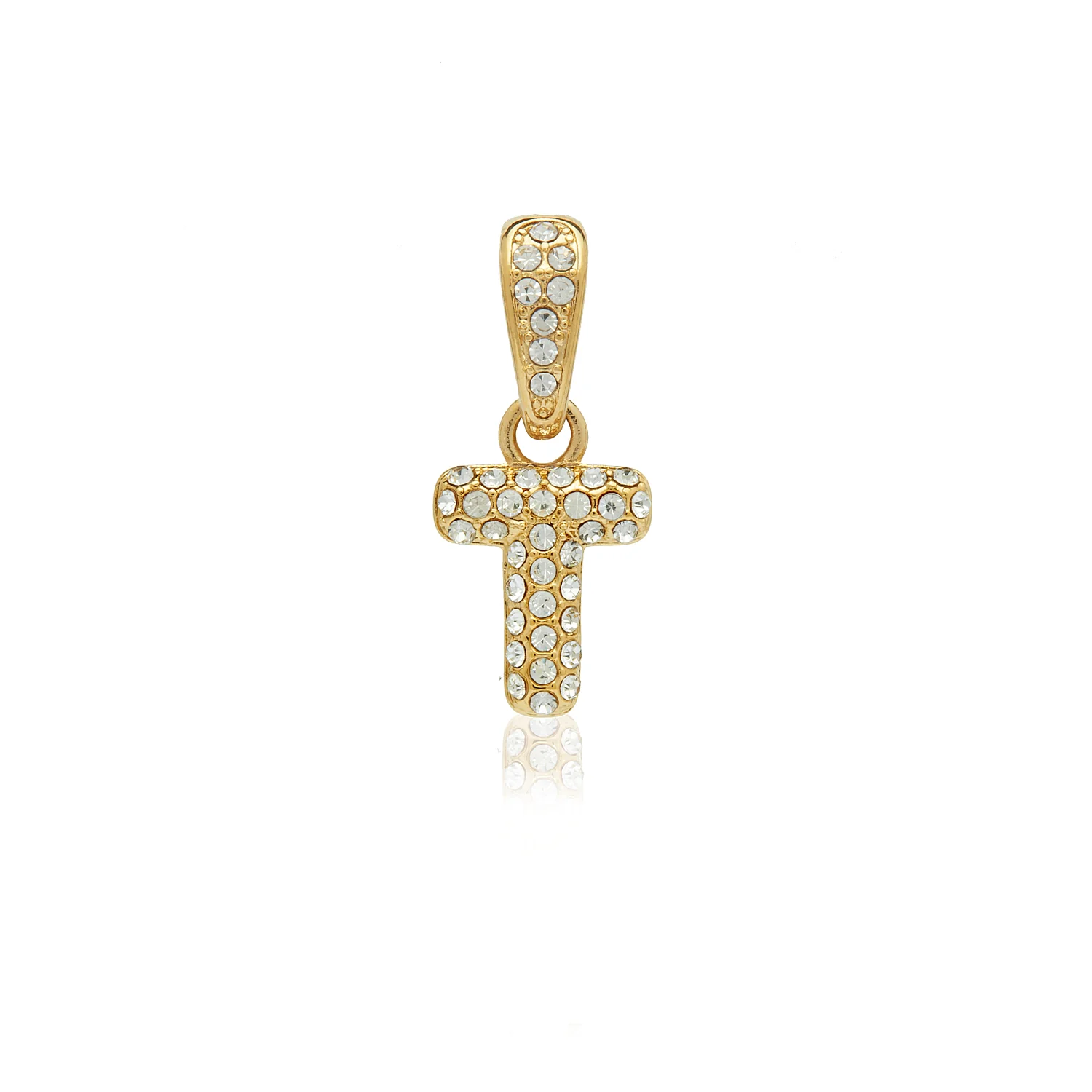 Bubble Initial Pendant (Gold)