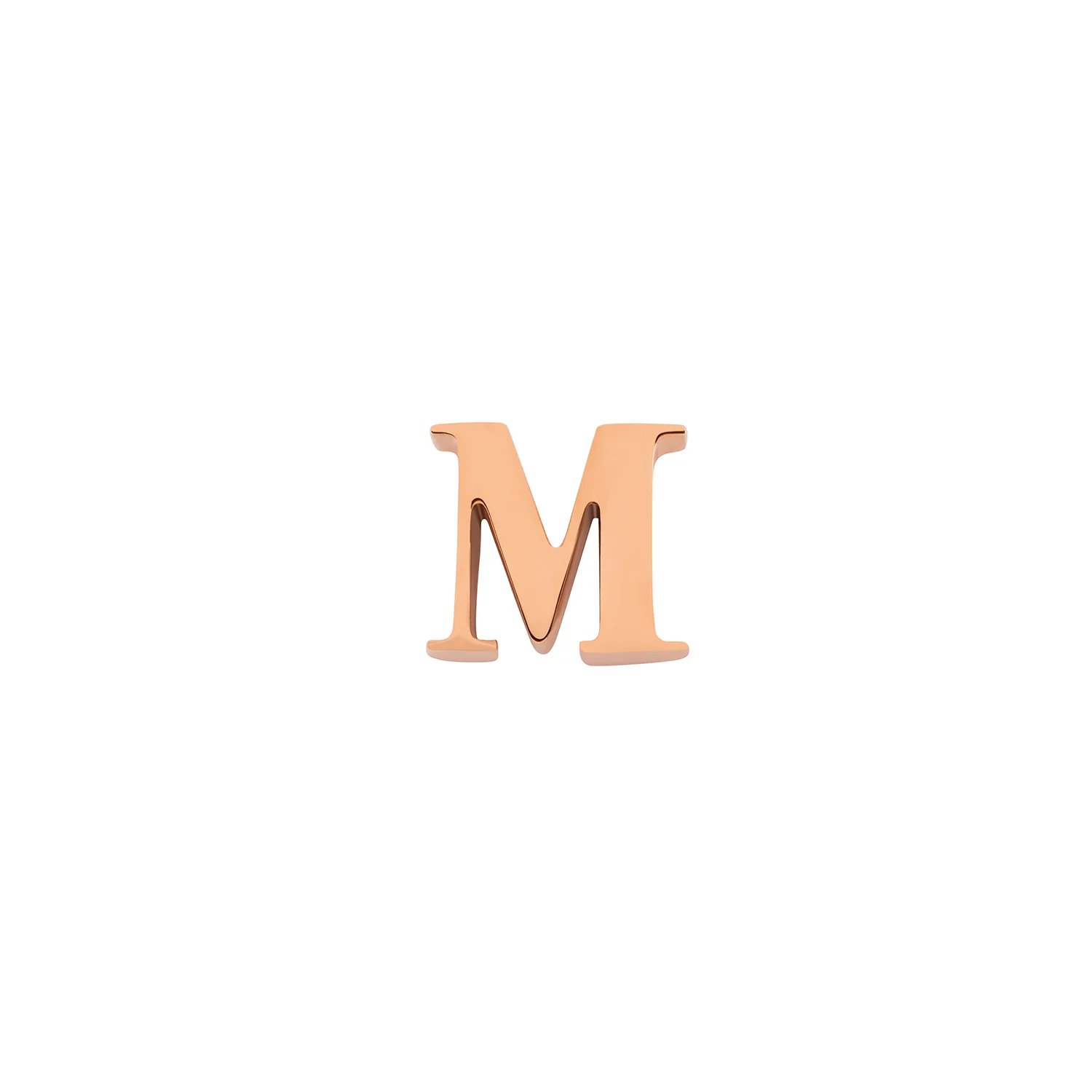 Made Mine Charms - Didot Initial Charm (Rose Gold)