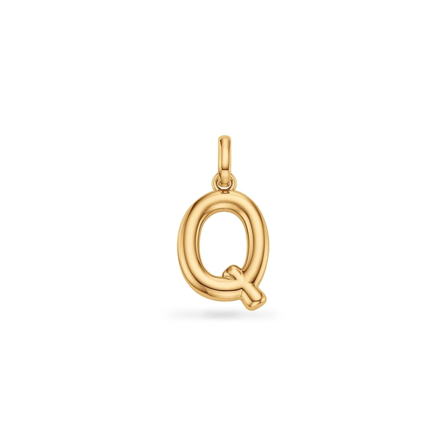 Molten Initial Pendant (Gold)