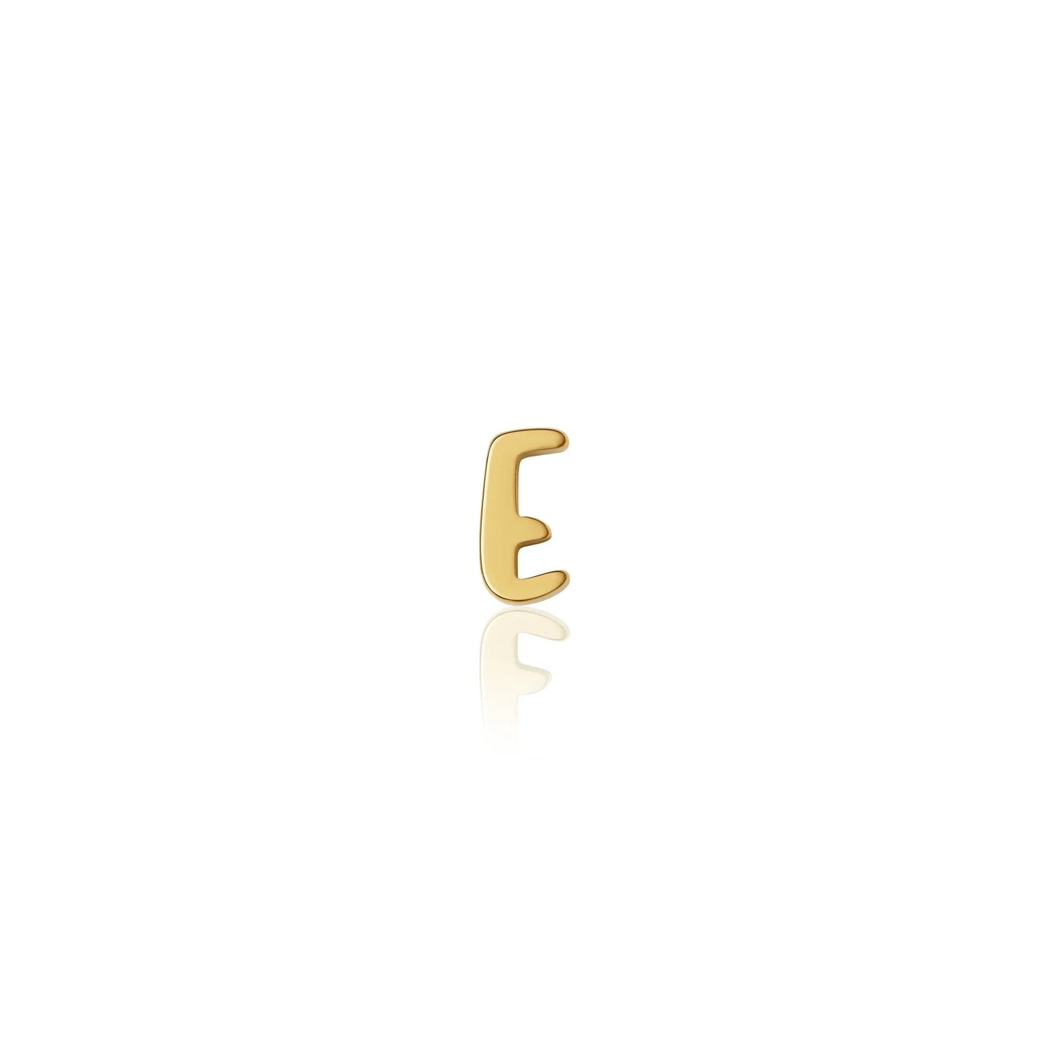 Fixed Charm - Handwritten Initial Charm (Gold)
