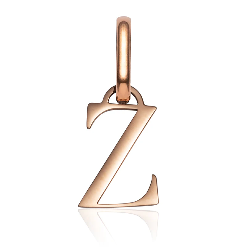 Letter Pendant (Rose Gold)