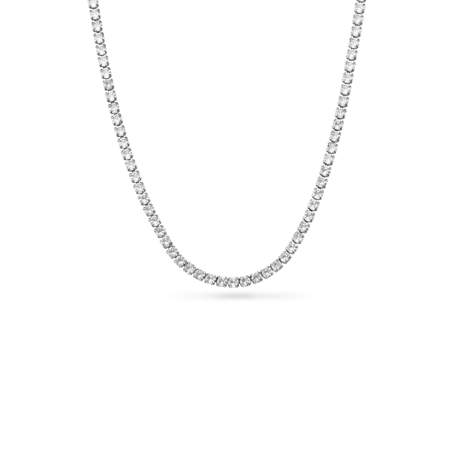 Entwine Cross Necklace (Silver)
