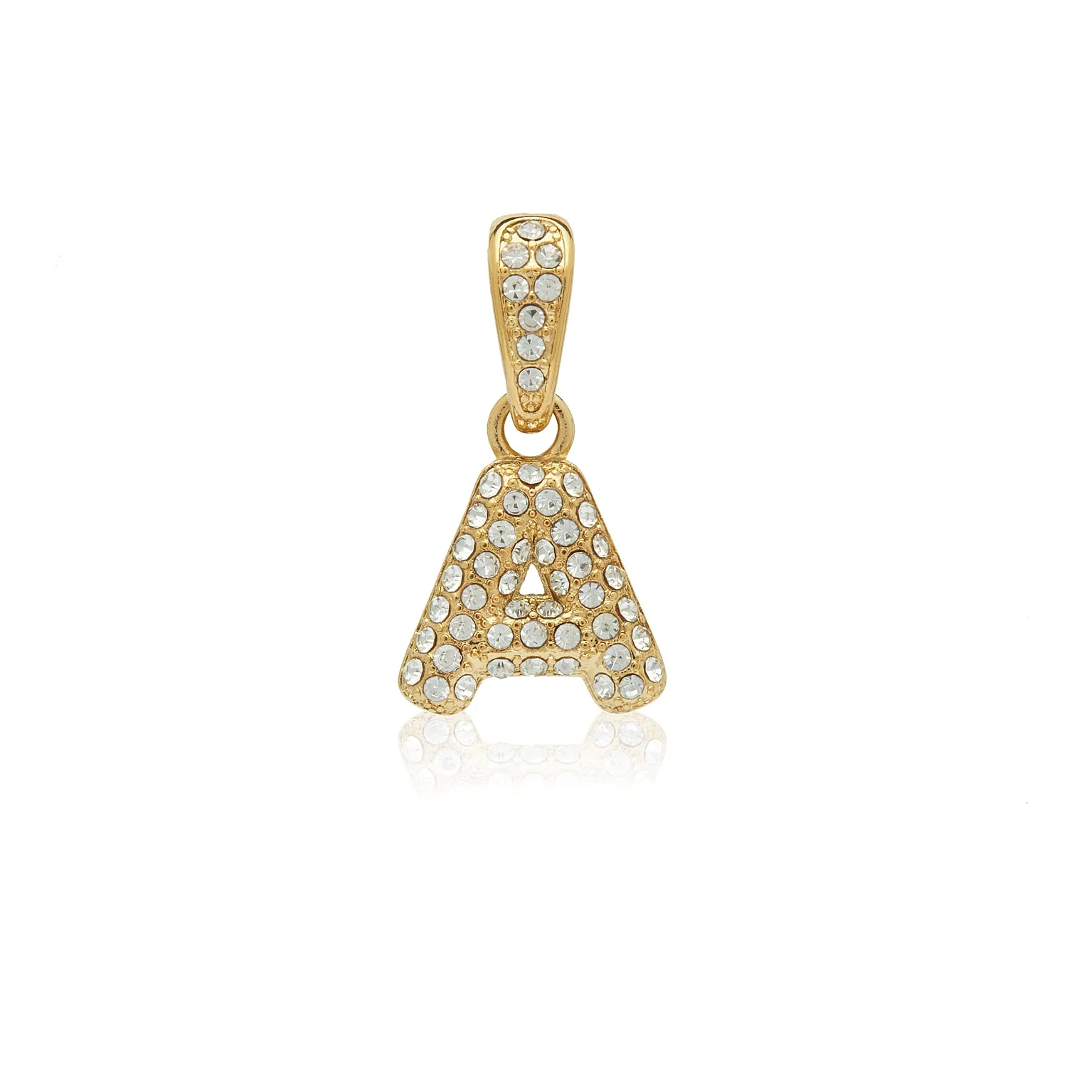 Bubble Initial Pendant (Gold)