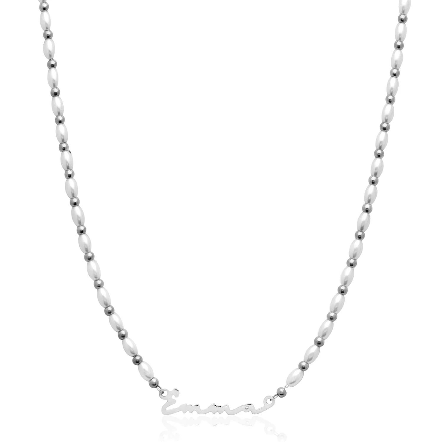 Signature Name Necklace (Silver)