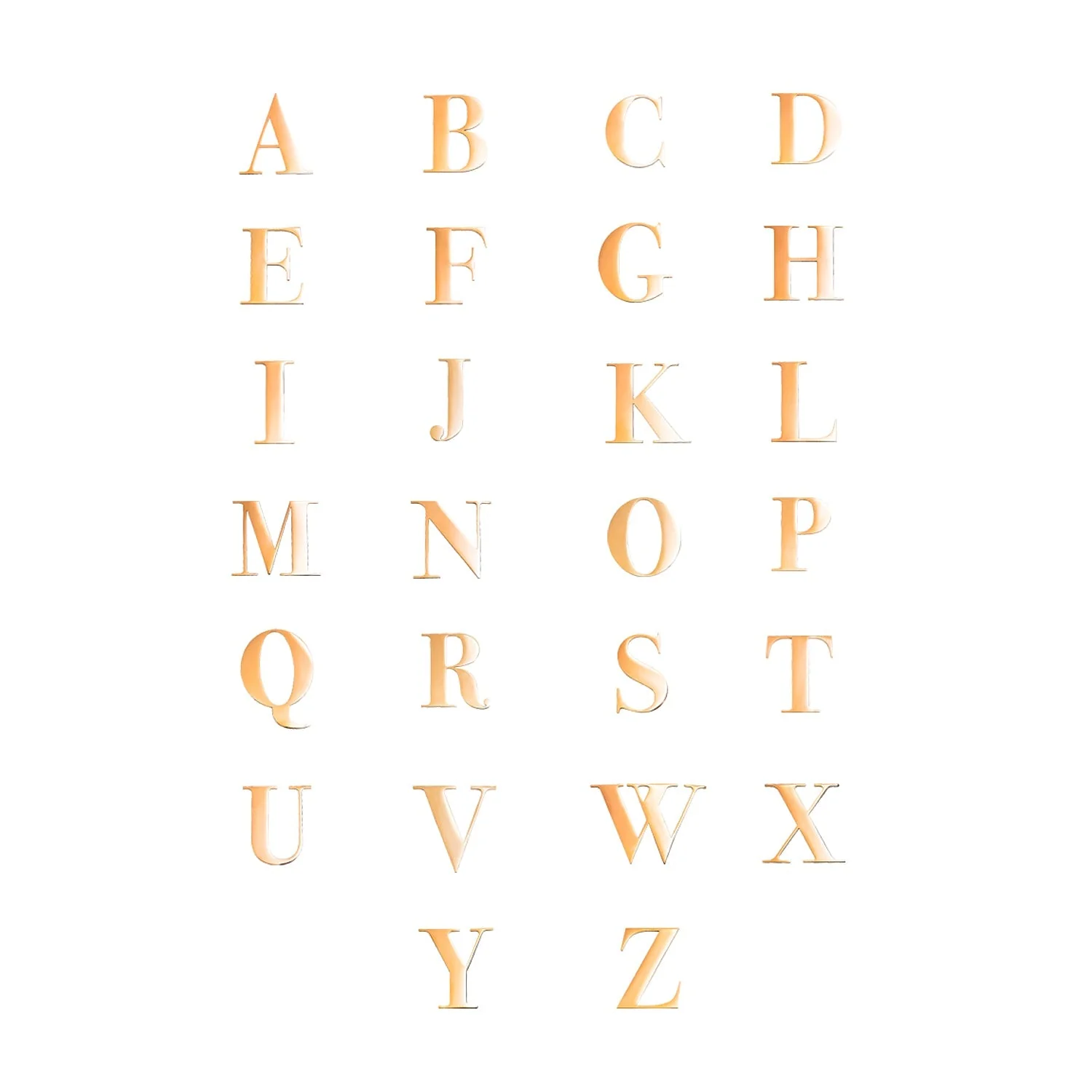 Custom Figaro Icon - Initial (Gold)