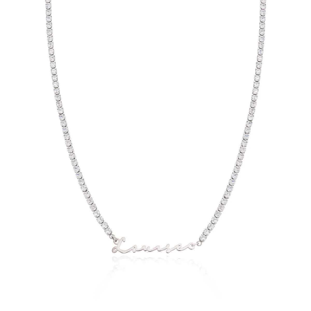 Signature Name Necklace (Silver)