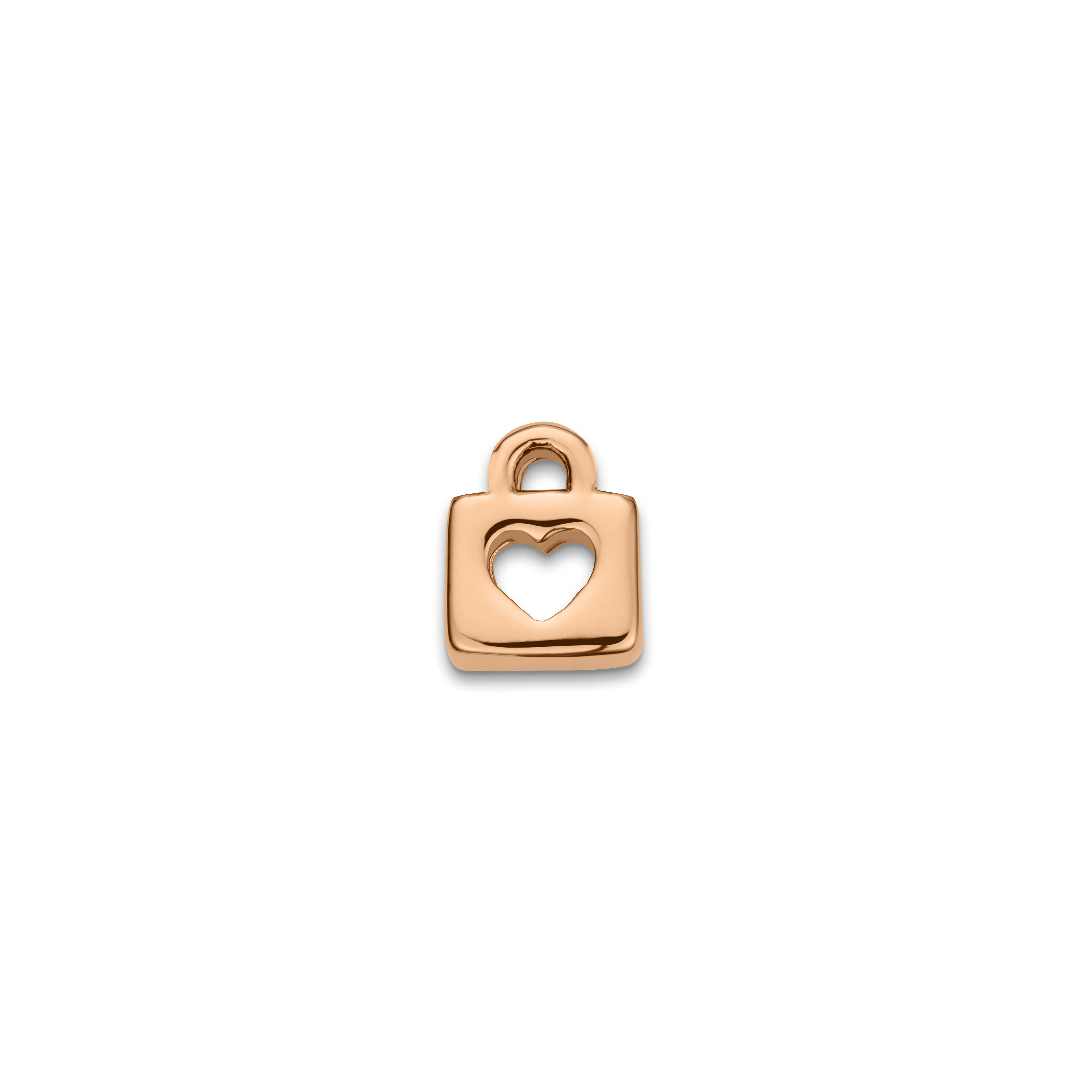 Made Mine Charms - Padlock Charm (Rose Gold)