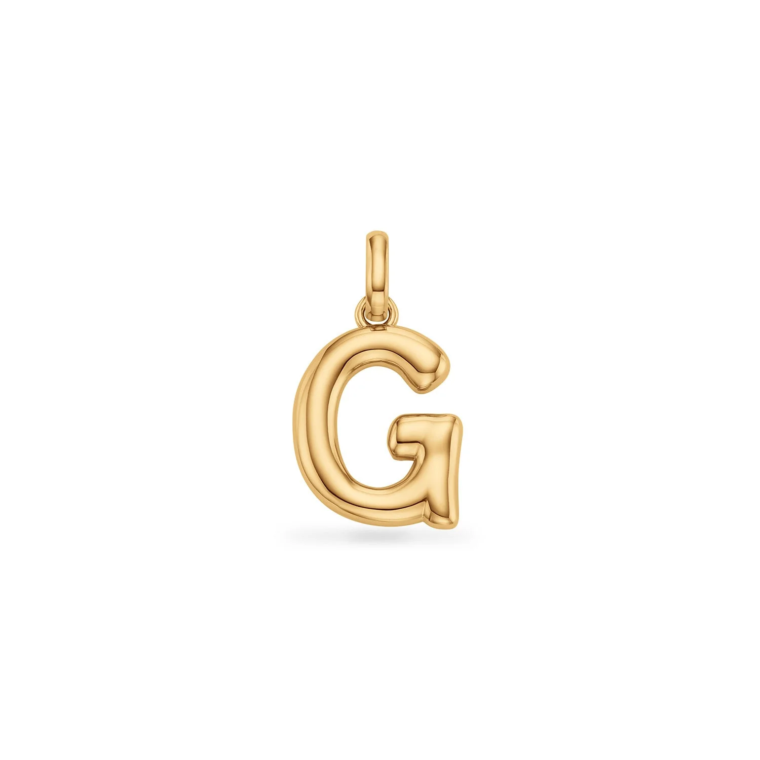 Molten Initial Pendant (Gold)