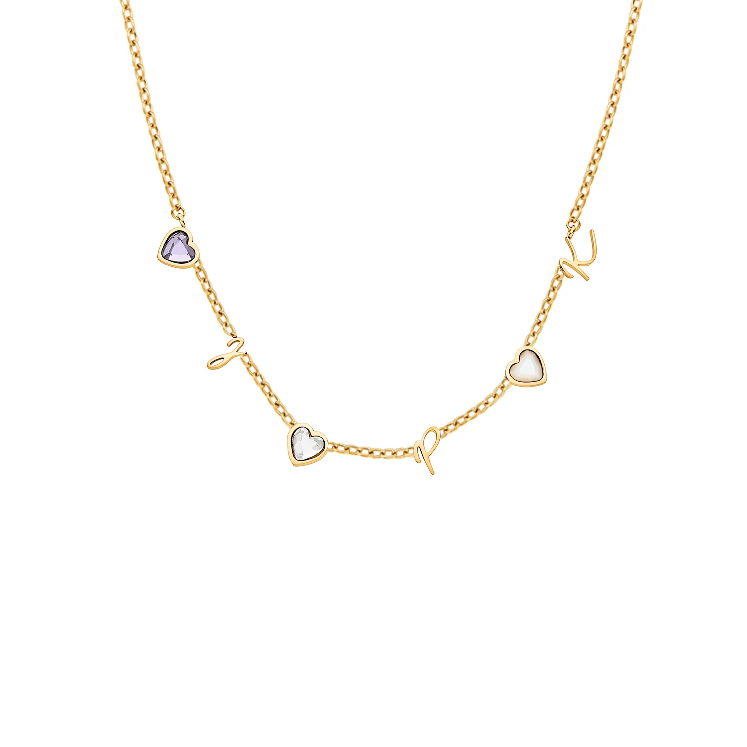 Made Mine Charm Necklace (Gold)