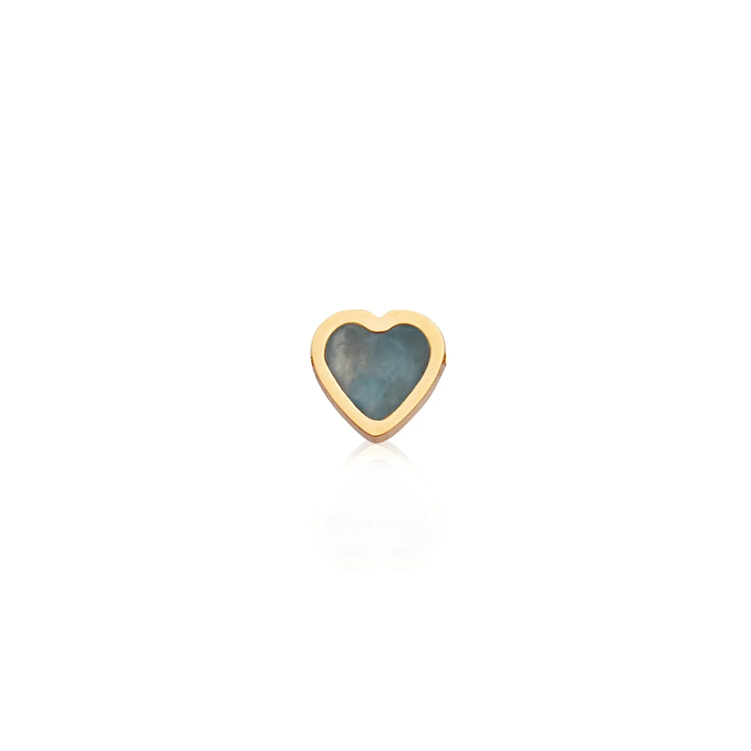 Mini Heart Birthstone Ring & Earring Bundle (Gold)
