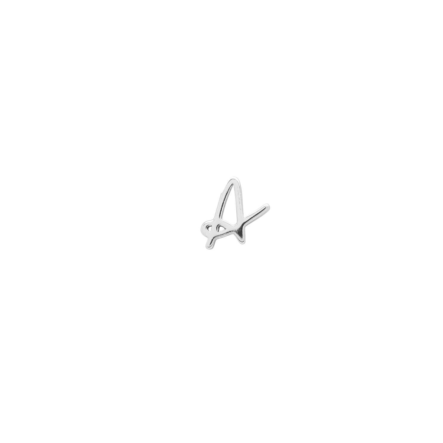 Stacey's Stories Script Initial Pendant (Silver)