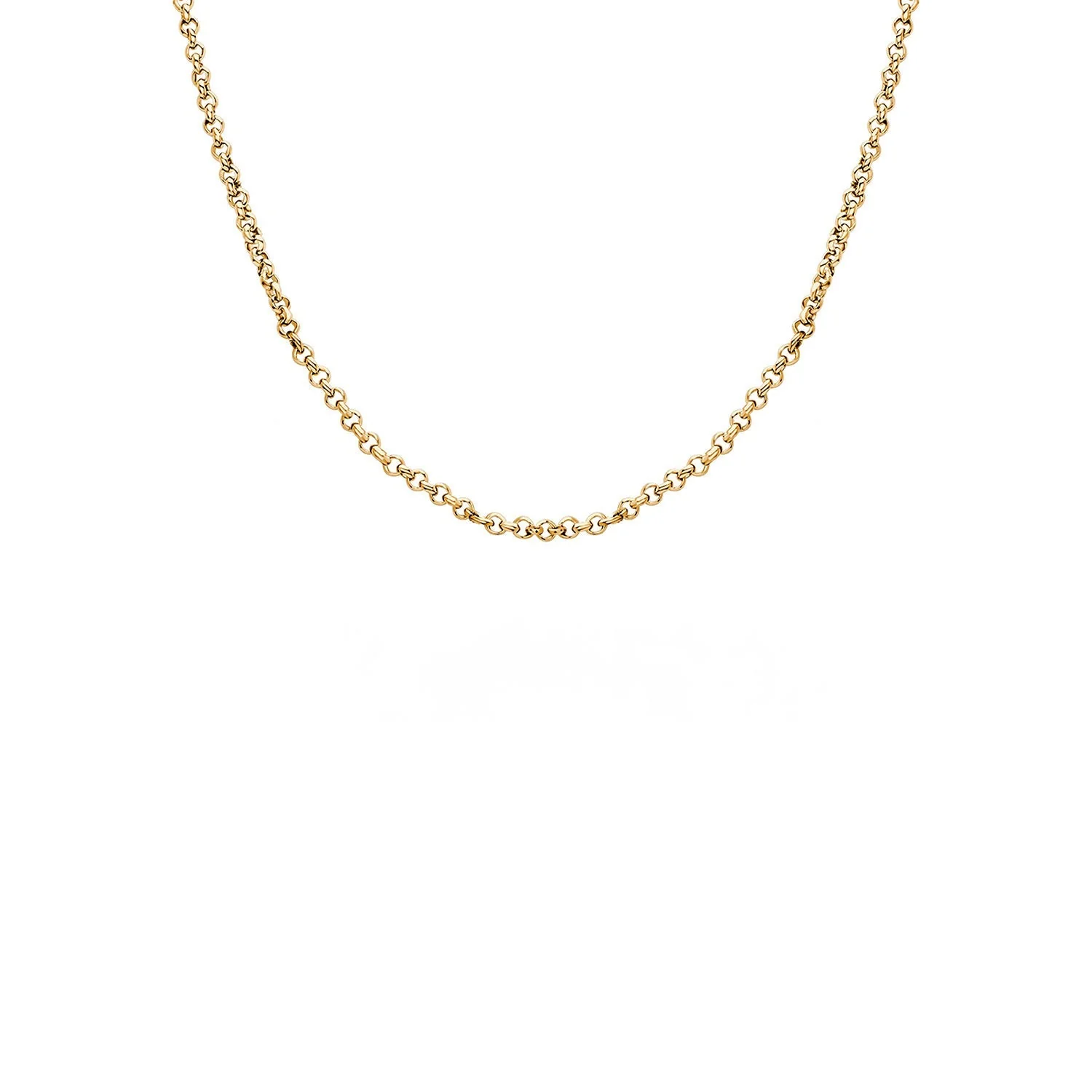 Layering Box Chain Necklace (Gold)