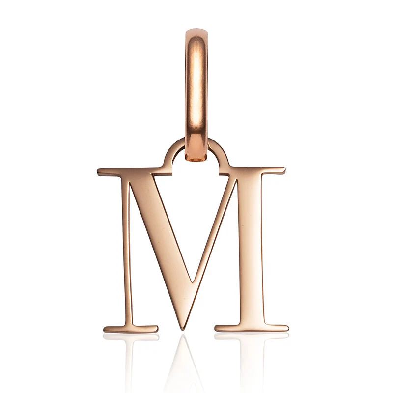 Letter Pendant (Rose Gold)