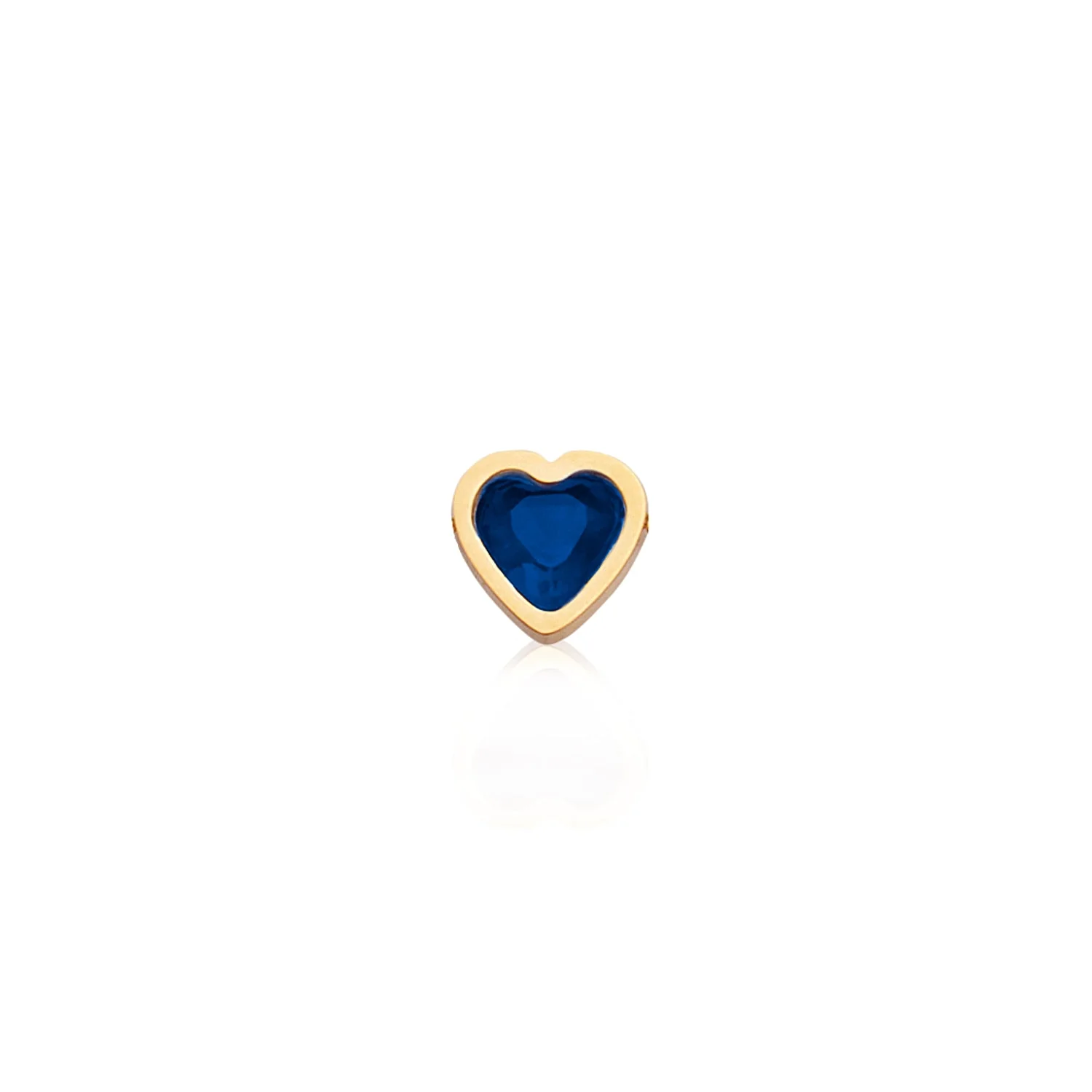 Mini Heart Birthstone Ring & Earring Bundle (Gold)