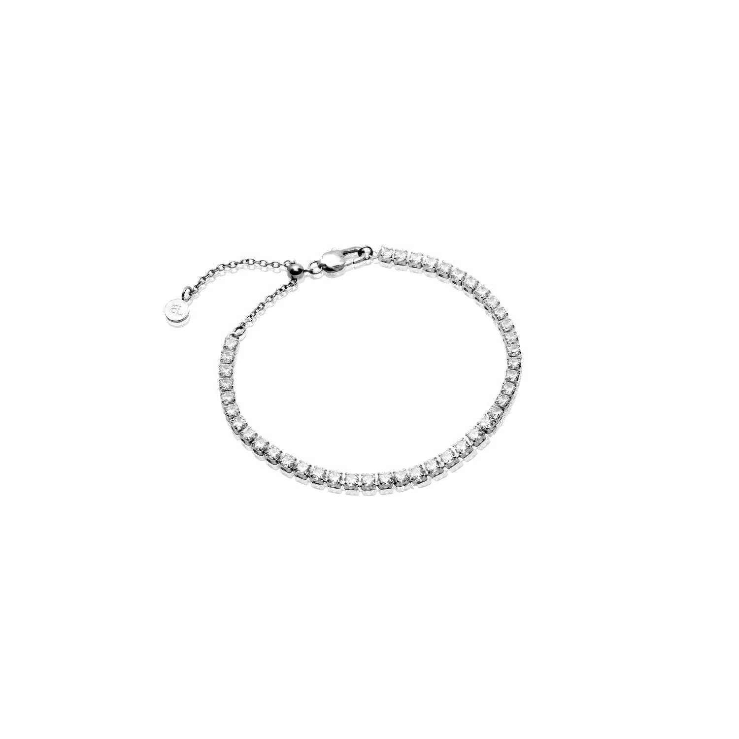 Tennis Bracelet (Silver)