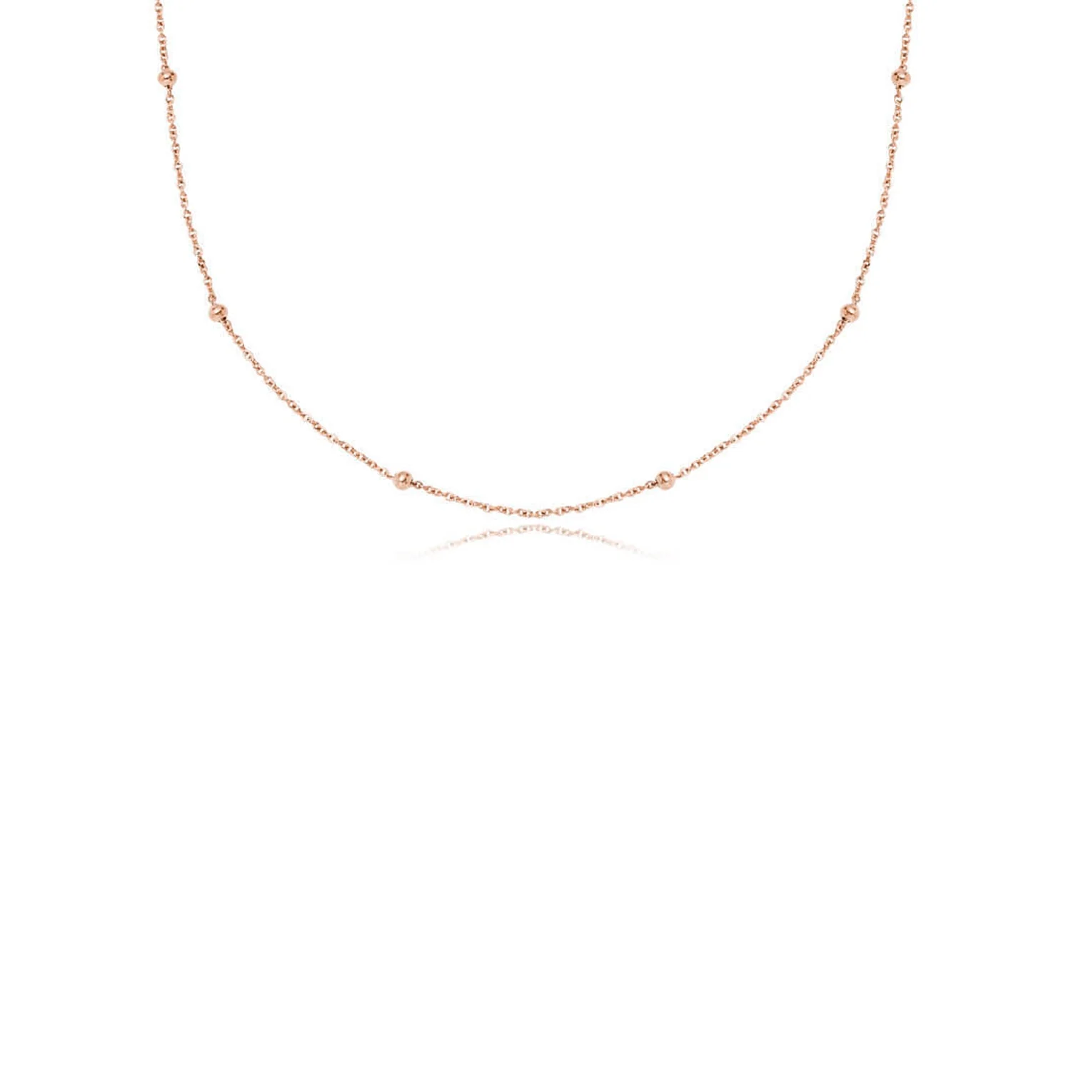 Initial Necklace (Rose Gold)