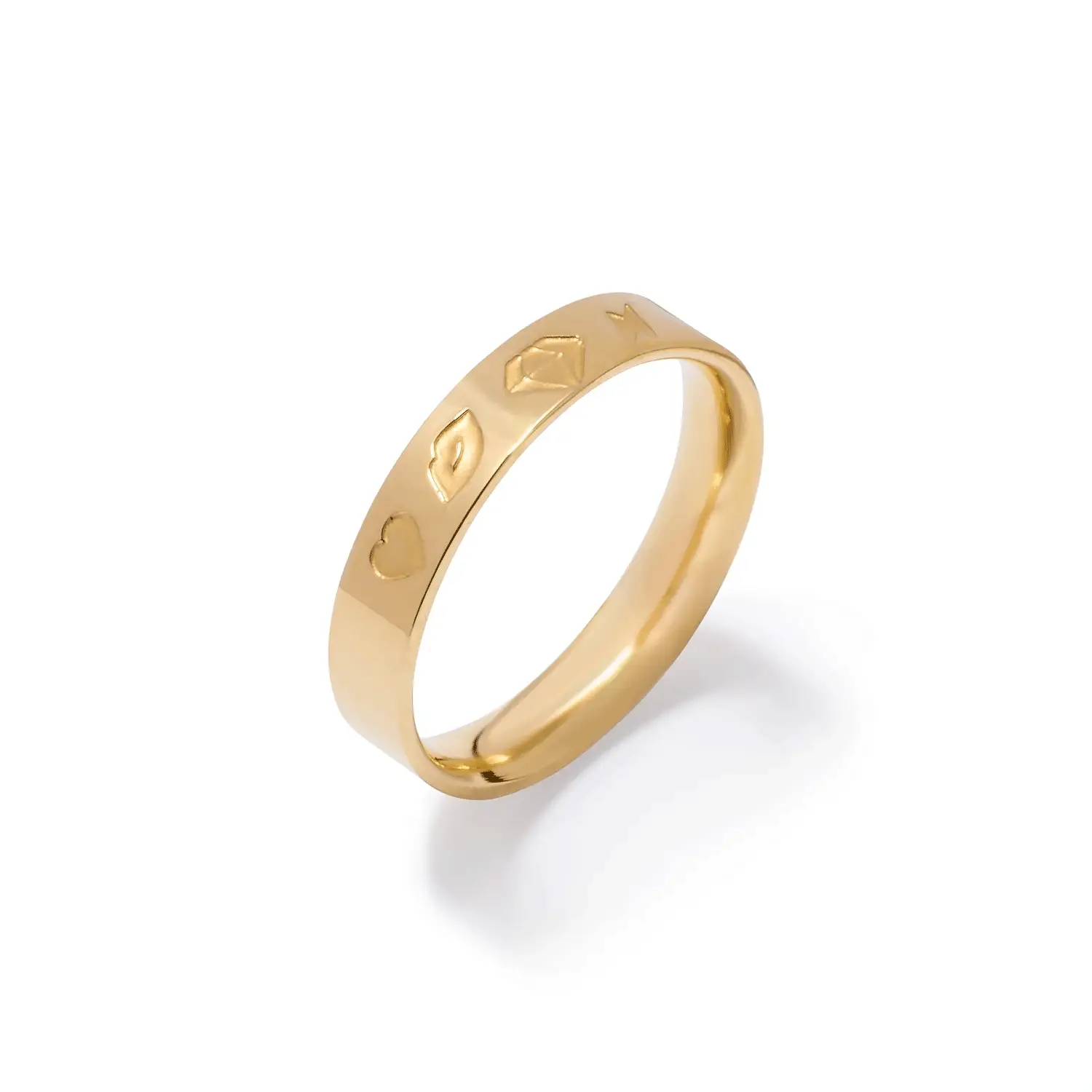 Custom Stamped Ring (Gold)
