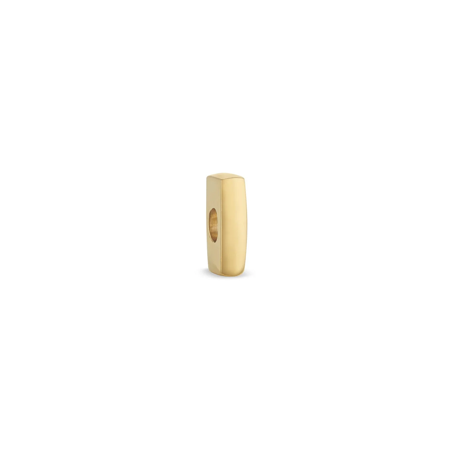 Bubble Initial Bracelet Charm (Gold)