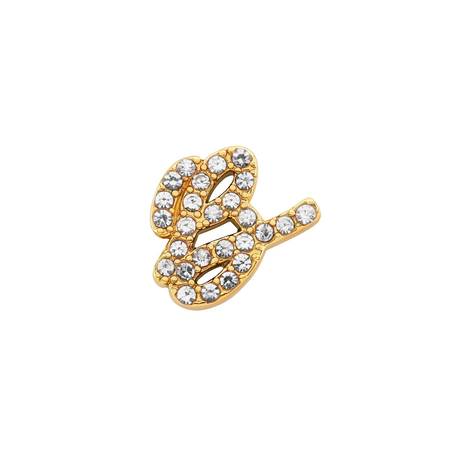 Made Mine Charms - Pave Initial Charms (Gold)