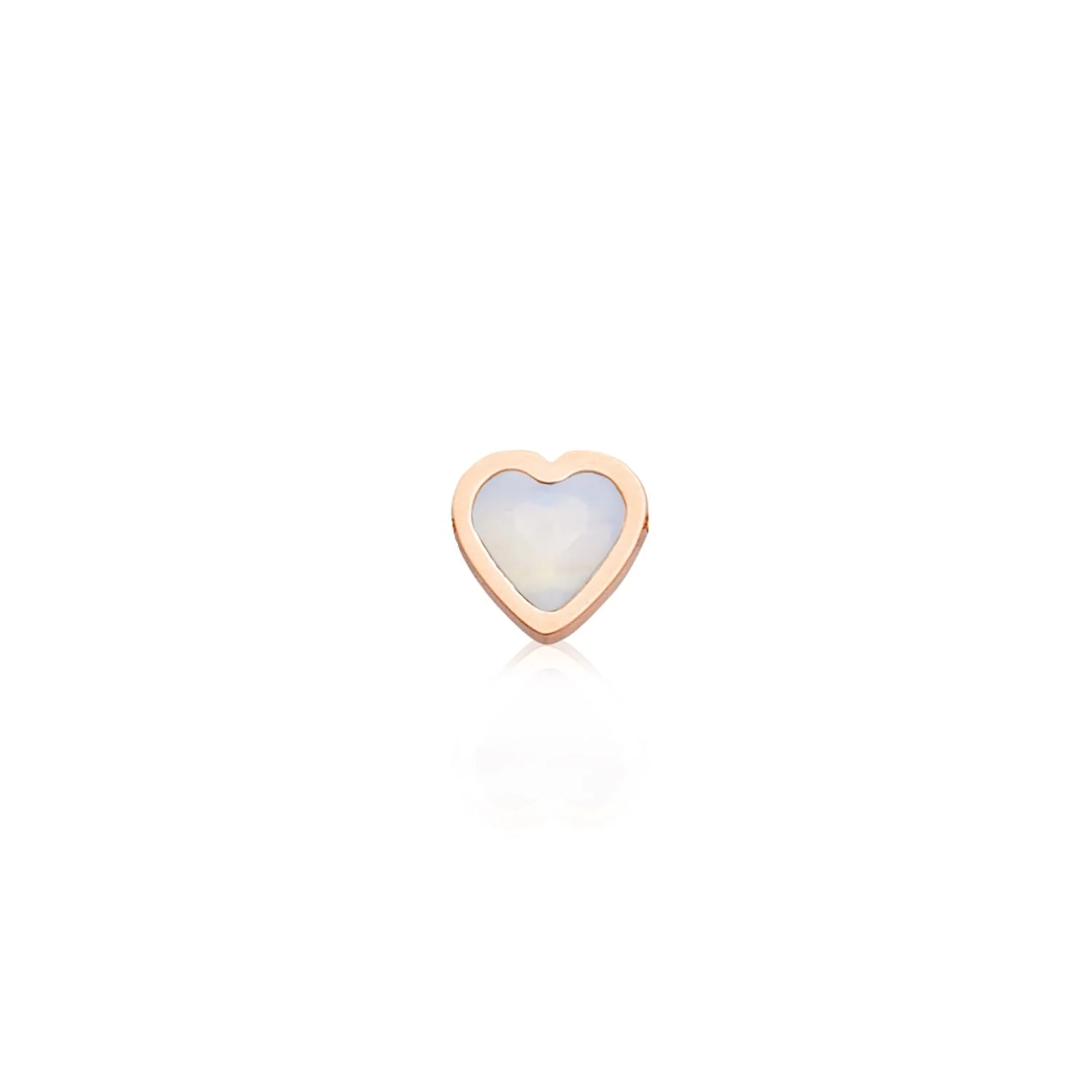 Made Mine Charms - Heart Birthstone Charms (Rose Gold)