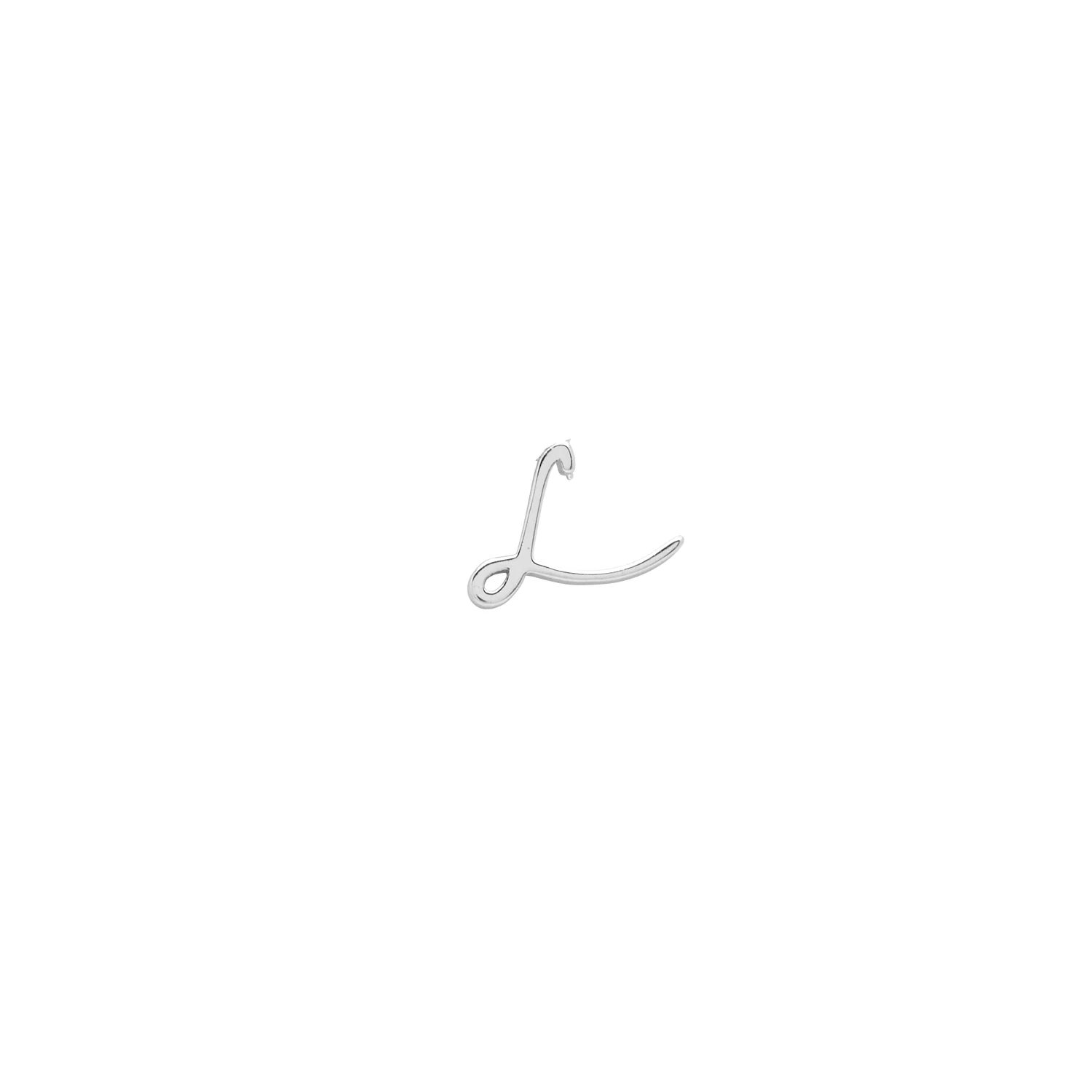 Stacey's Stories Script Initial Pendant (Silver)