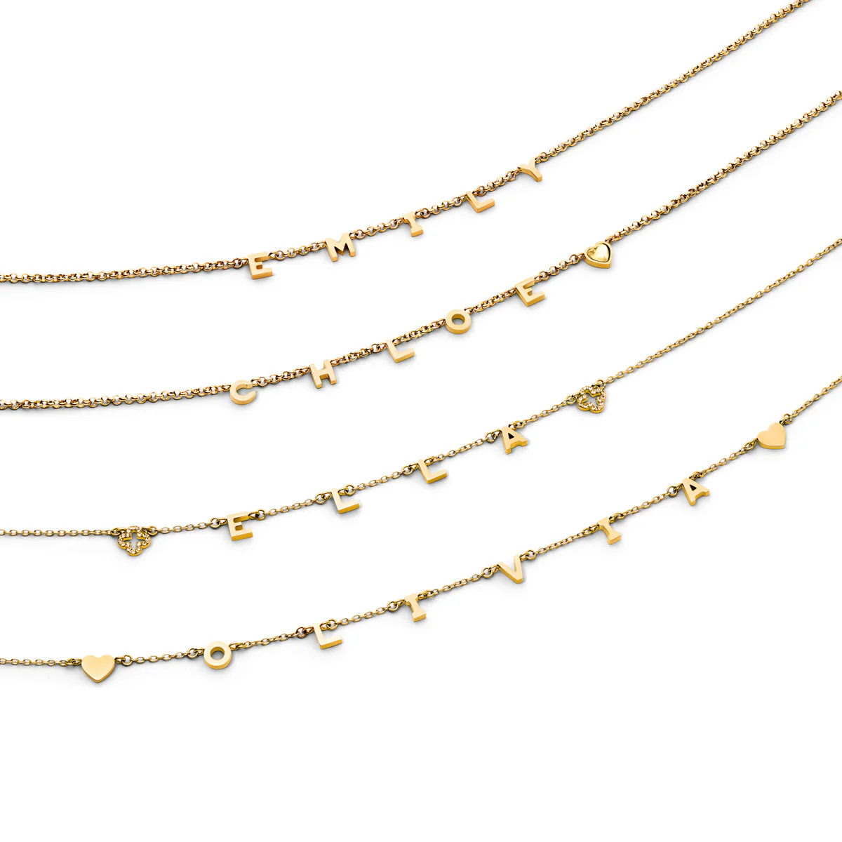 Made Mine Name Necklace (Gold)
