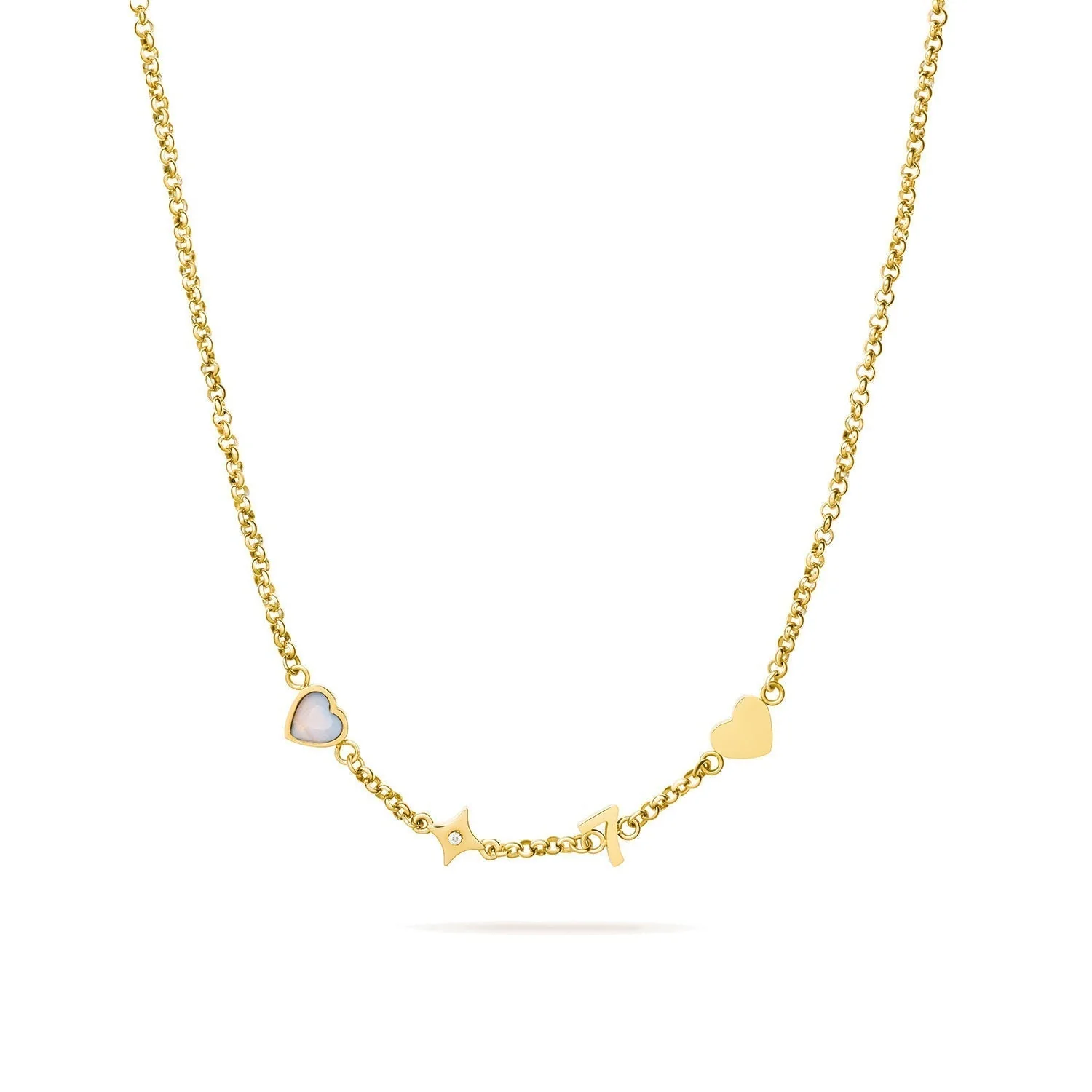 Made Mine Charm Necklace (Gold)