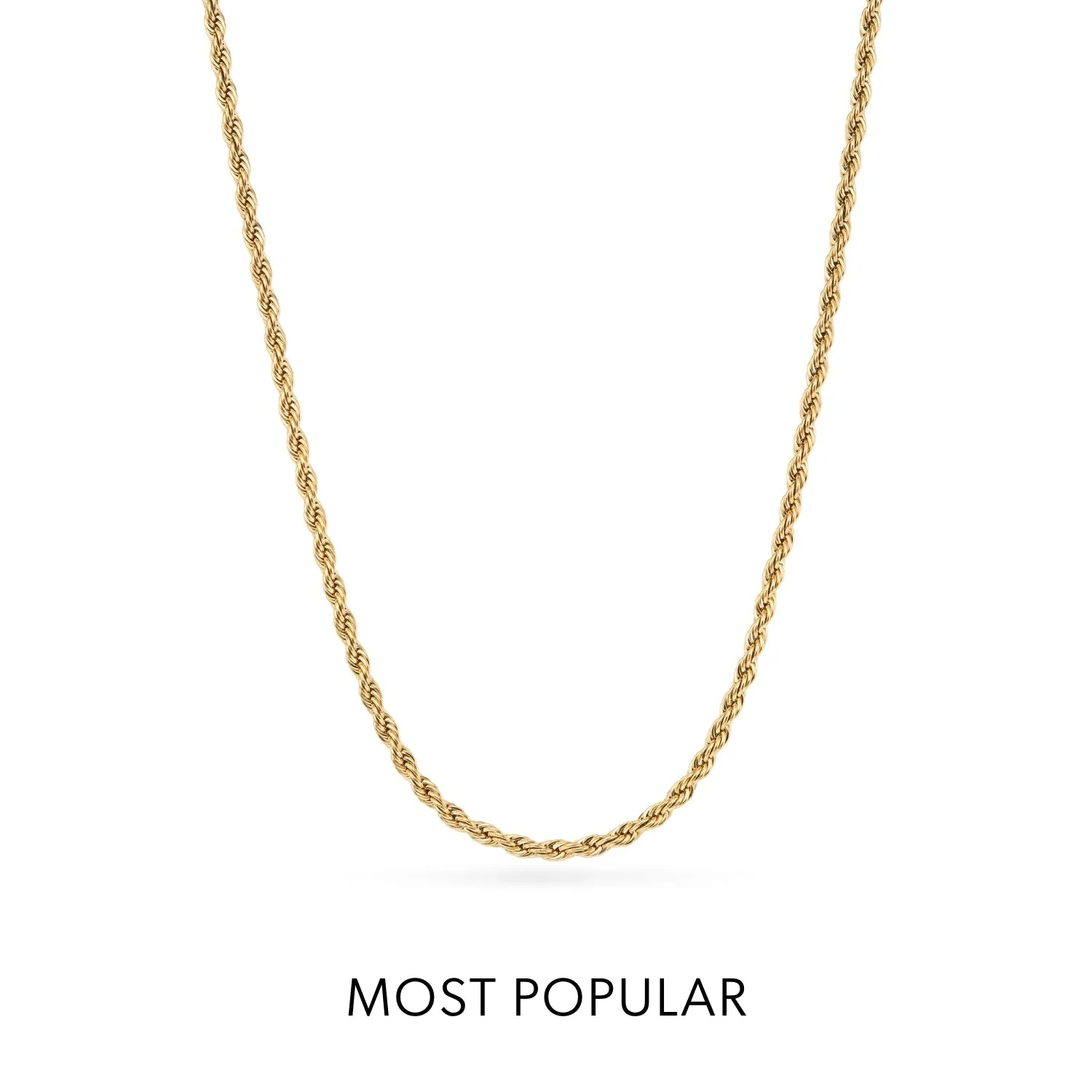 Entwine Cross Necklace (Gold)