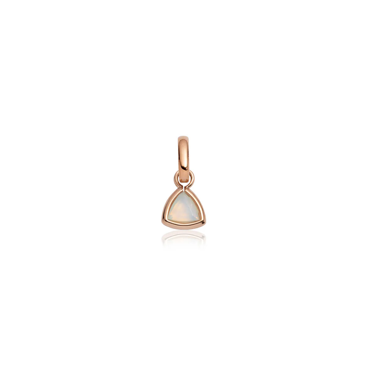 Droplet Birthstone Pendant (Rose Gold)