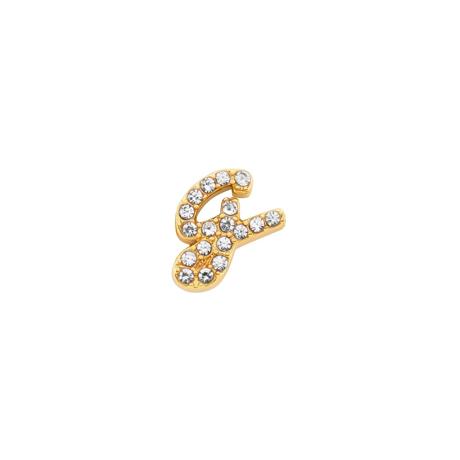 Made Mine Charms - Pave Initial Charms (Gold)