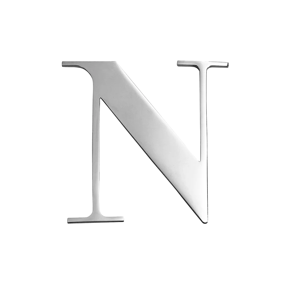 Custom Figaro Icon - Initial (Silver)