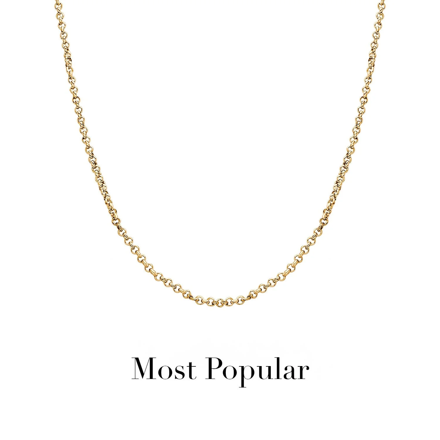 Layering Box Chain Necklace (Gold)