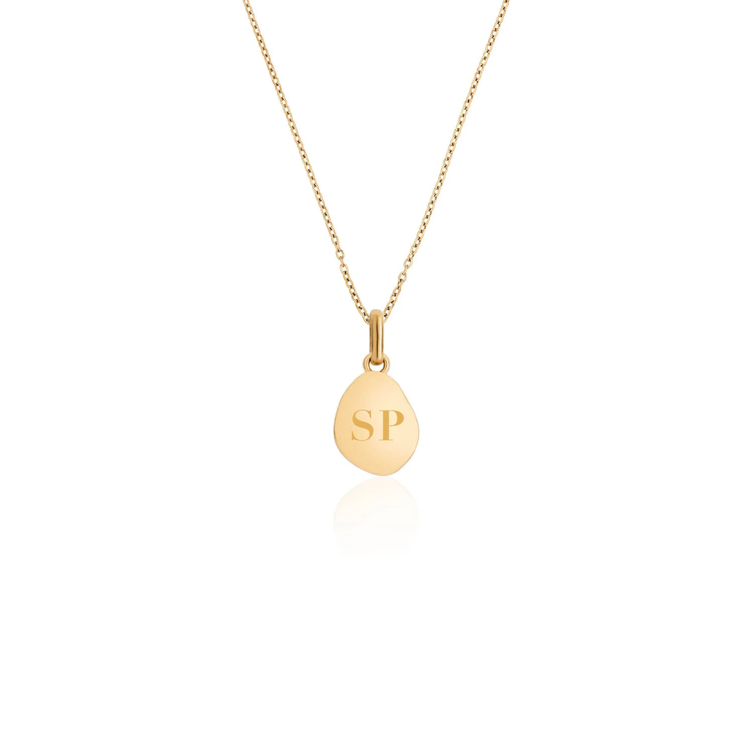 Jade Stone Necklace (Gold)