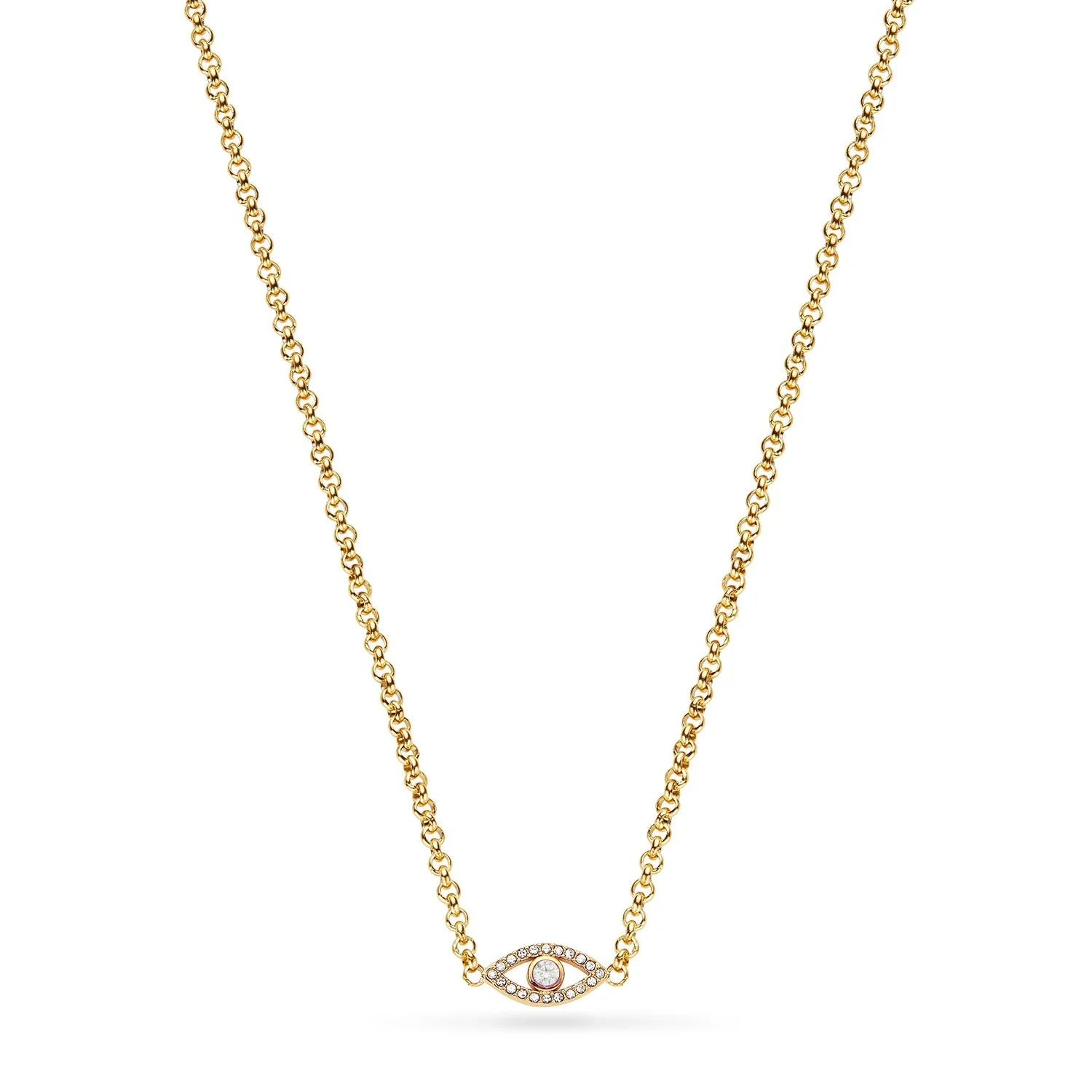 Custom Evil Eye Necklace (Gold)