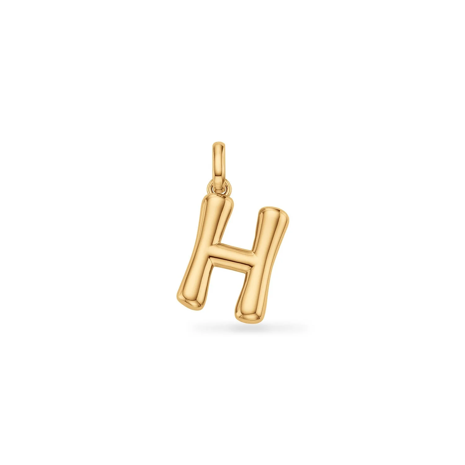 Molten Initial Pendant (Gold)