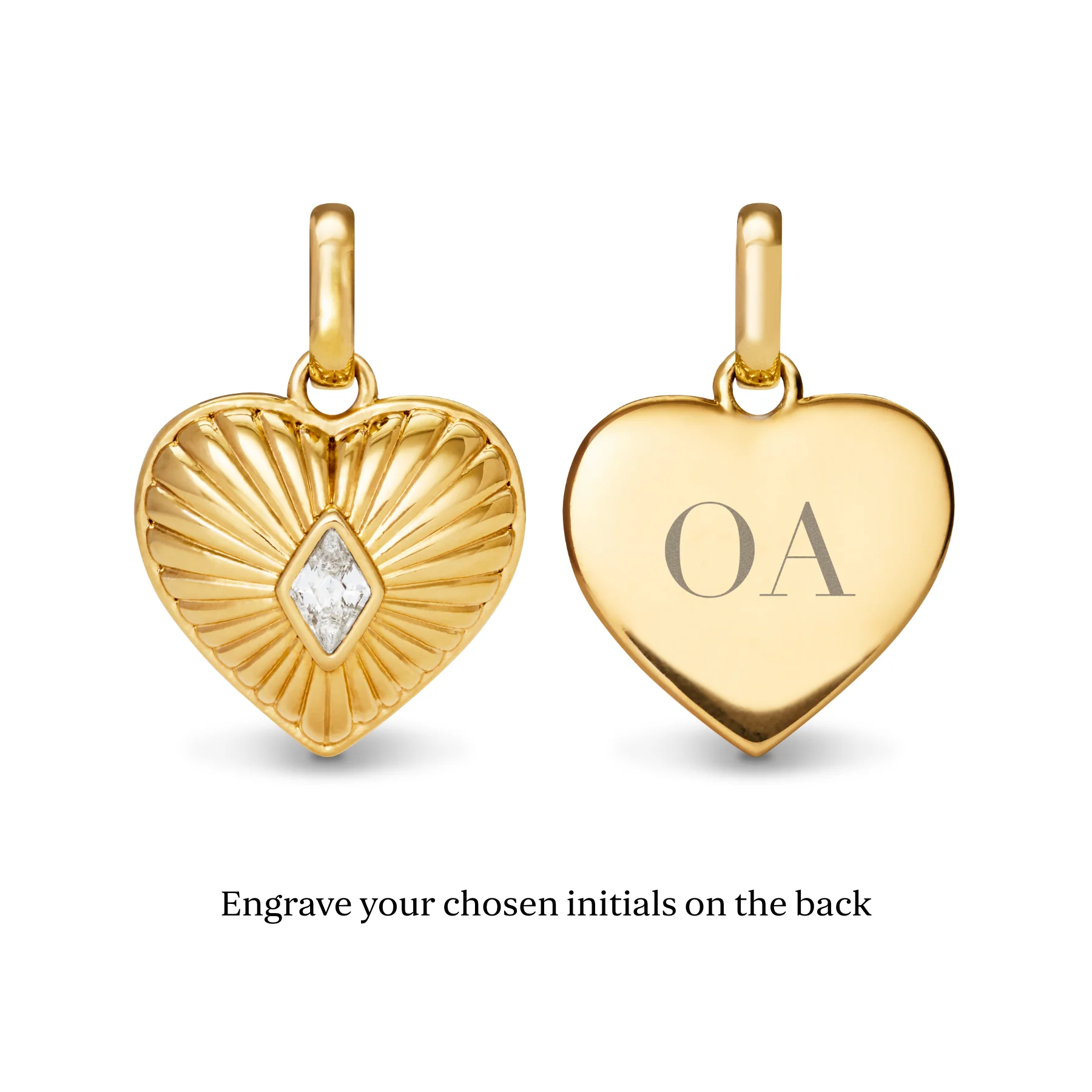 Entwine Heart Pendant (Gold)