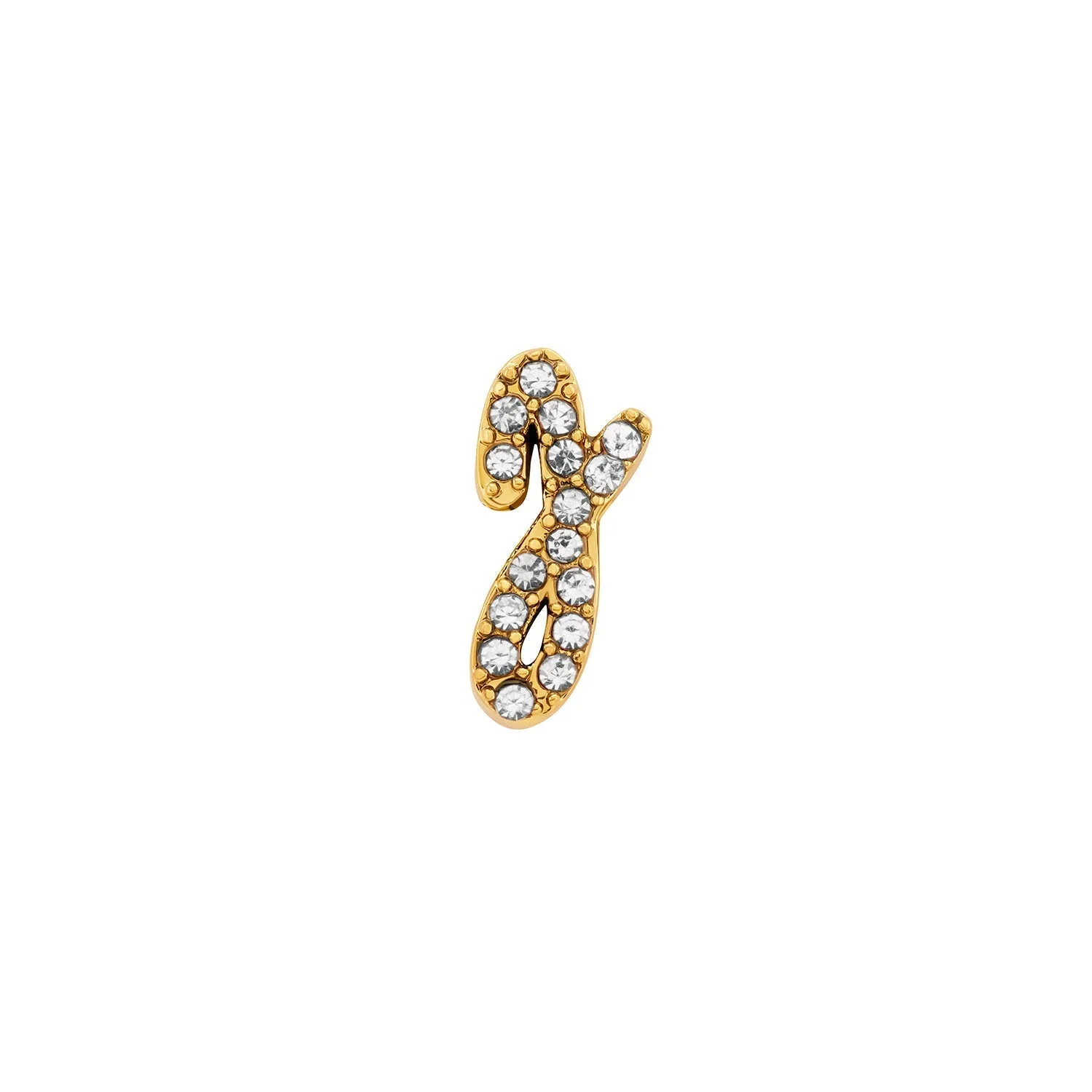 Made Mine Charms - Pave Initial Charms (Gold)