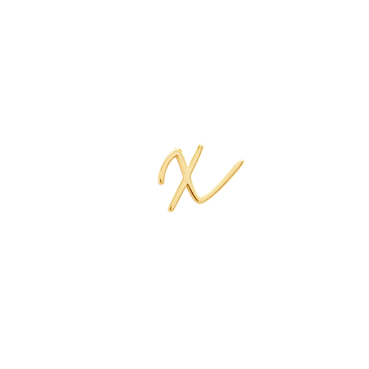 Stacey's Stories Script Initial Pendant (Gold)