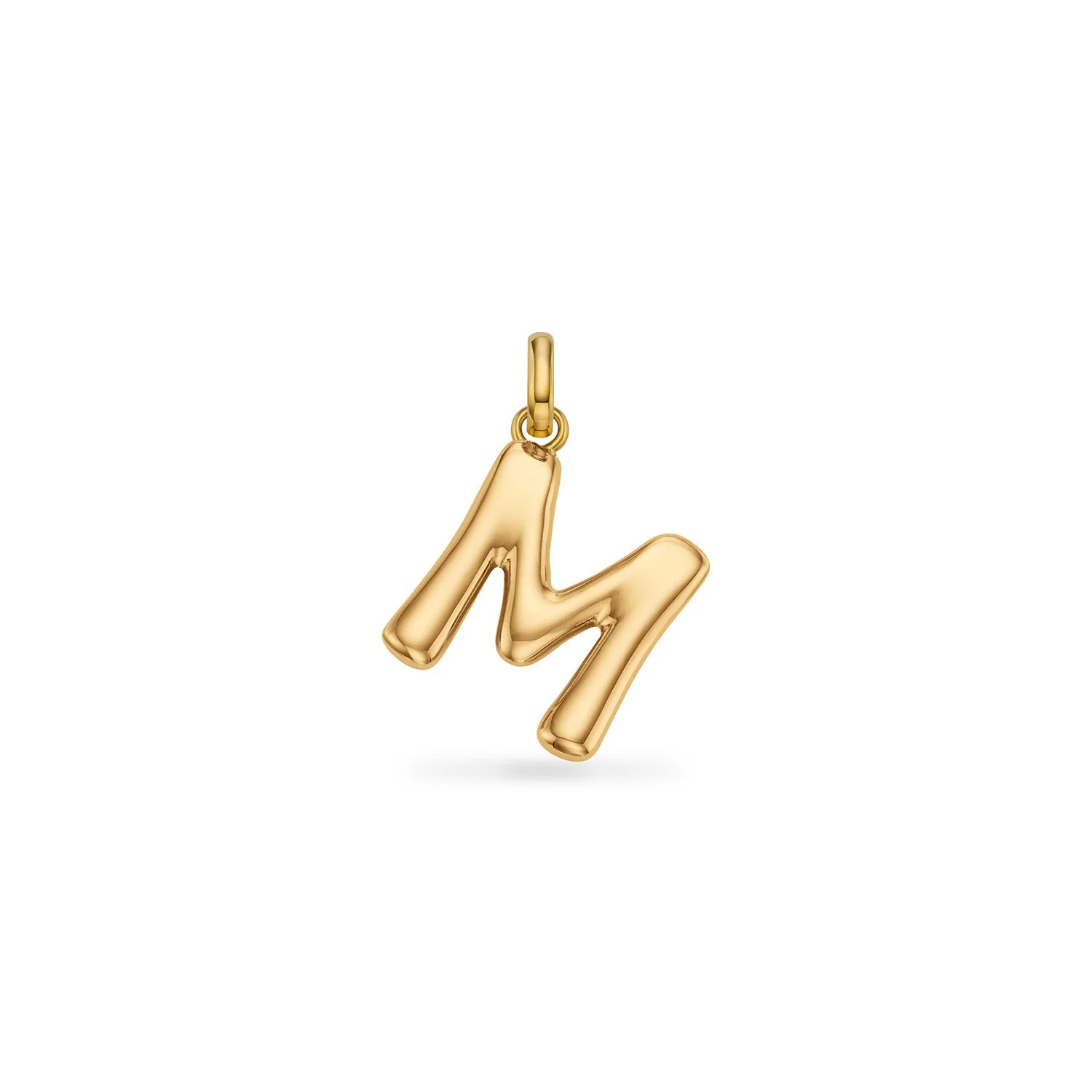 Molten Initial Pendant (Gold)