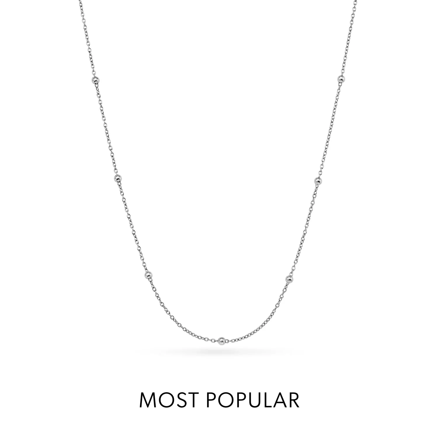 Entwine Cross Necklace (Silver)